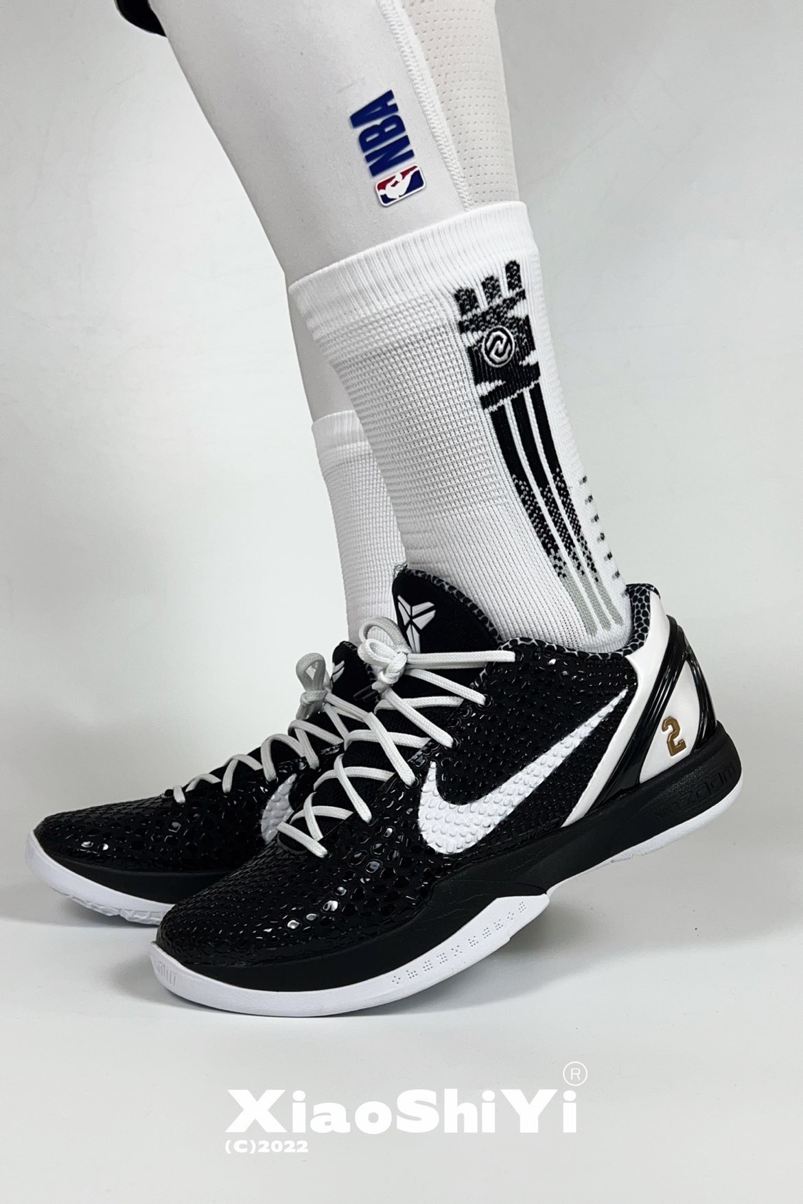 科比 kobe6 gigi 黑白曼巴 上脚分享