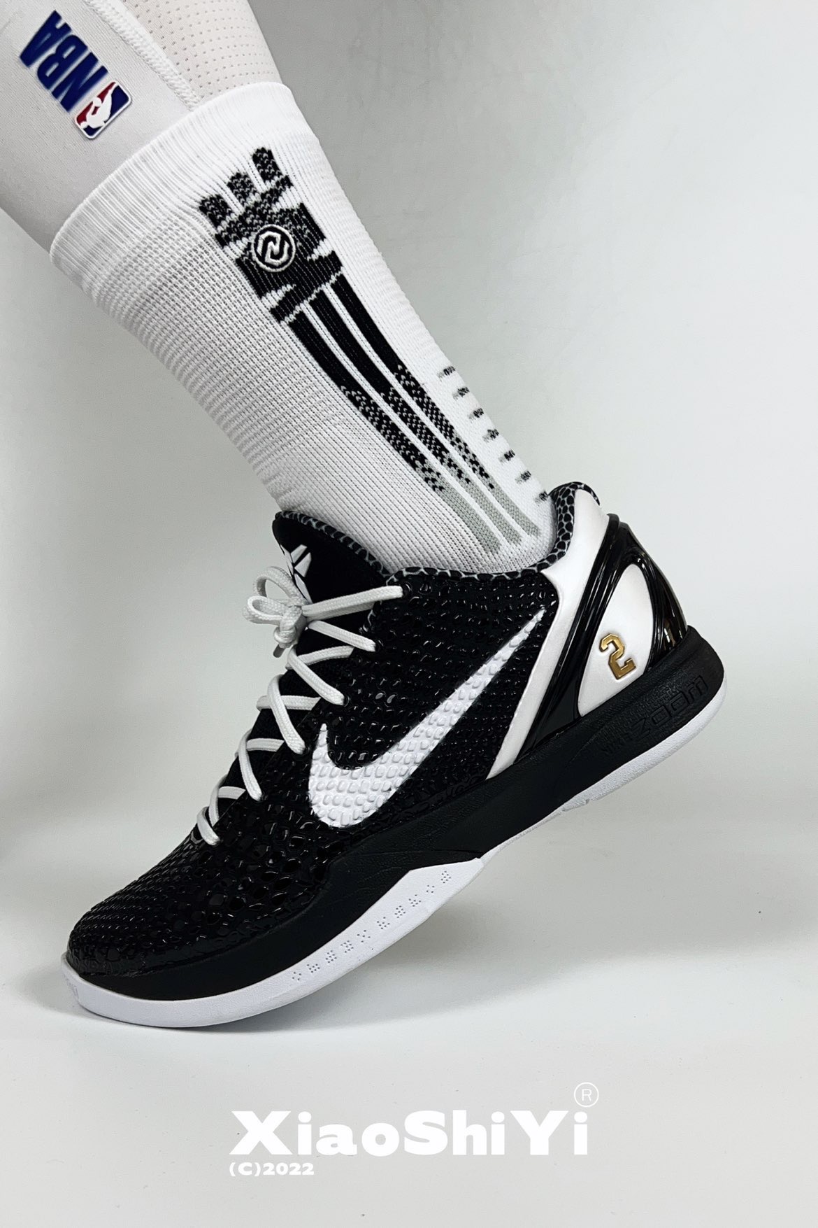 科比 kobe6 gigi 黑白曼巴 上脚分享