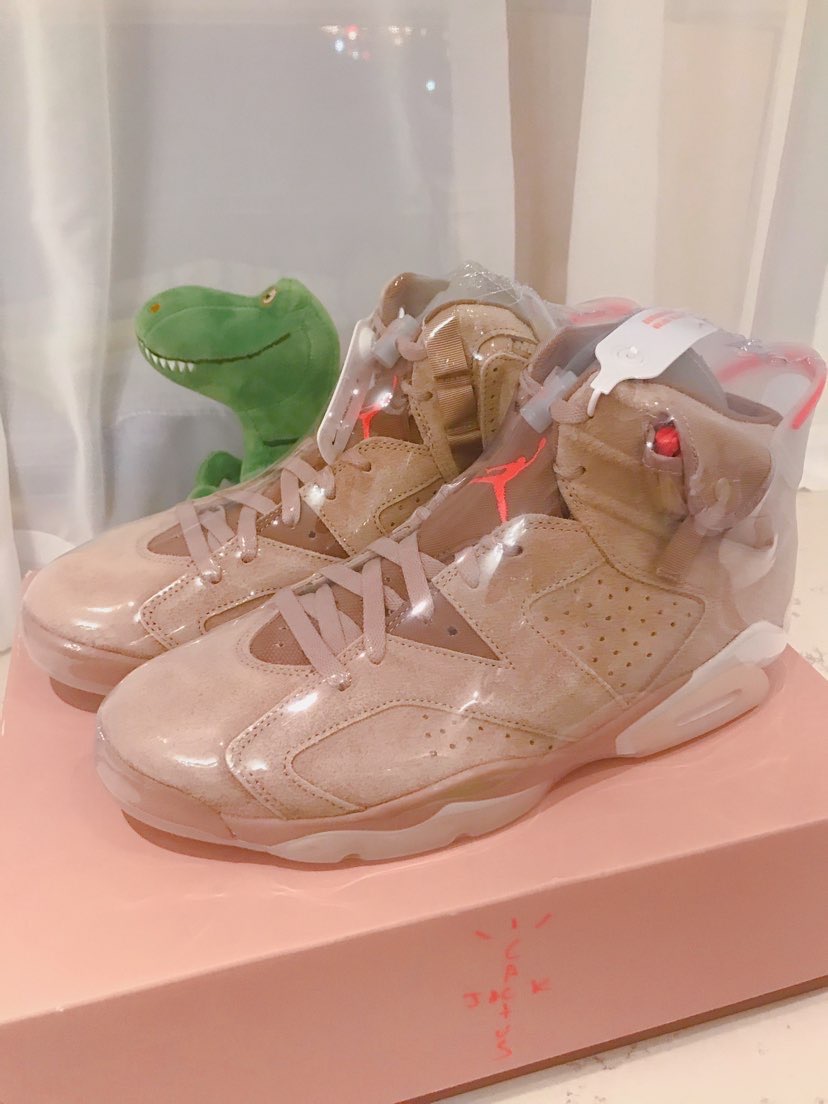球鞋分享|ts x aj6卡其棕