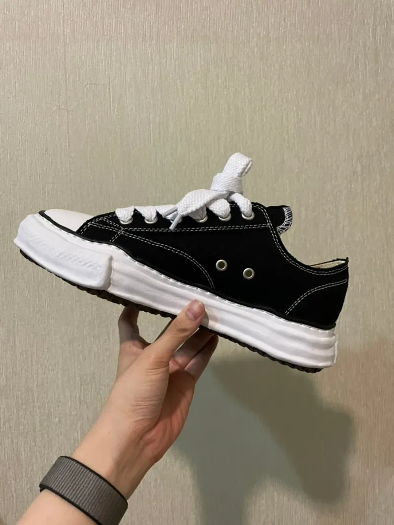 【Maison MIHARA YASUHIRO】 PETERSON HI OG SOLE CANVAS Maison Mihara Yasuhiro Peterson OG Sole Canvas High Black