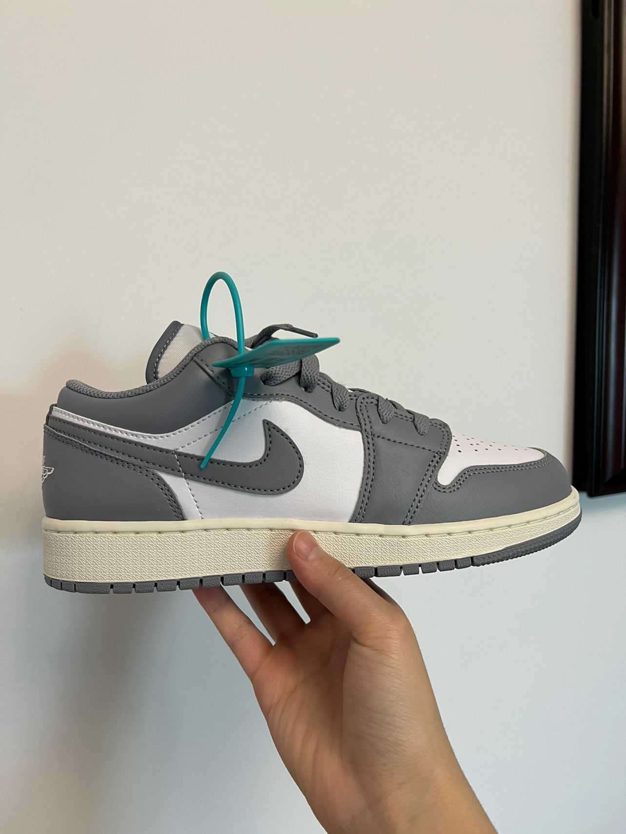 aj1low复古小迪奥灰白色