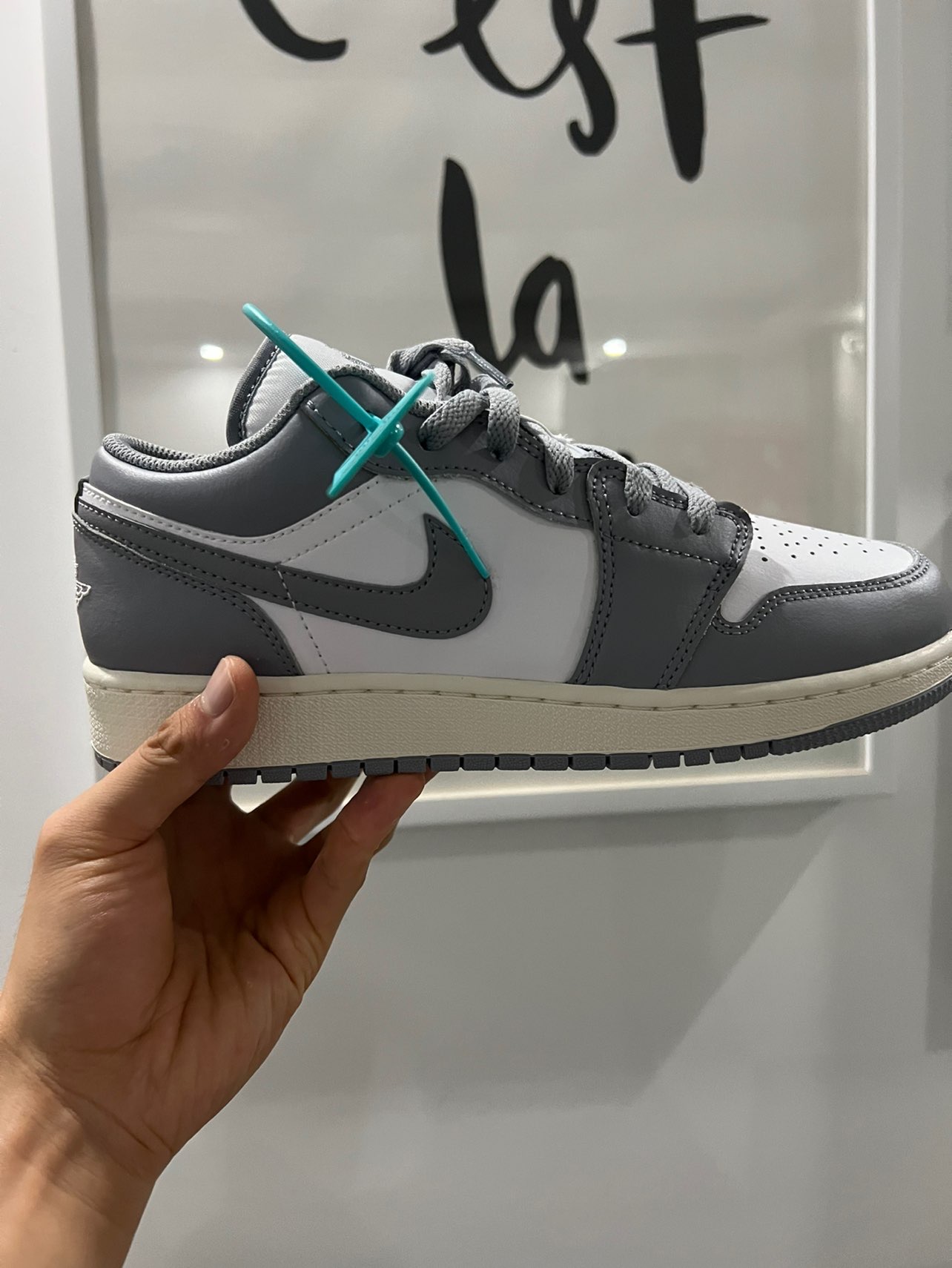 aj1low复古灰白小迪奥