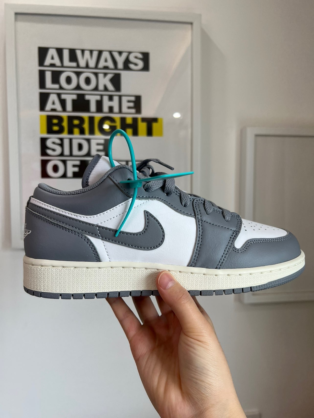 aj1low复古小迪奥灰白色