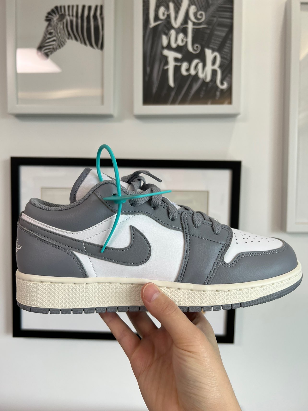 aj1low复古小迪奥灰白色