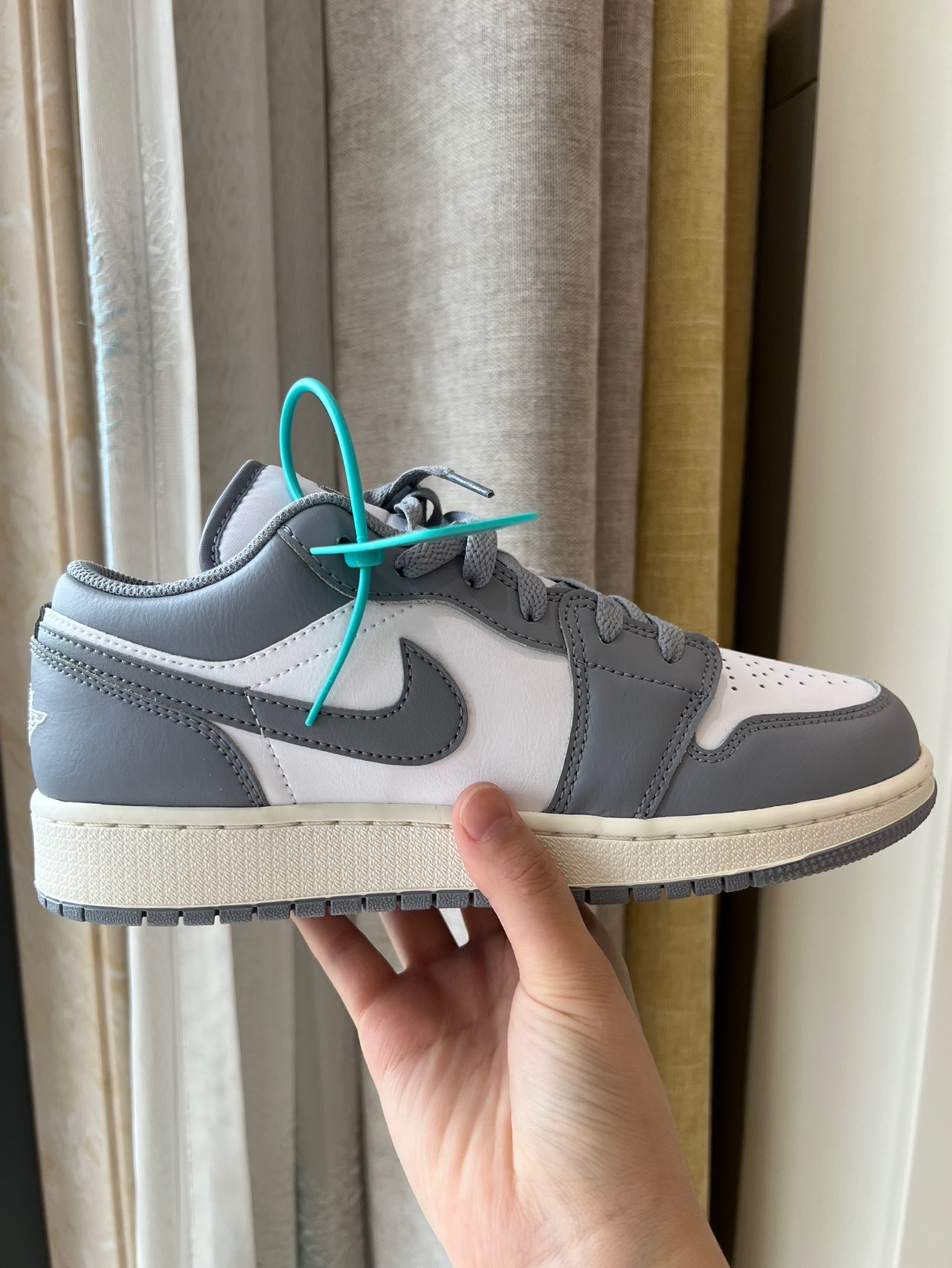 aj1low复古小迪奥灰白色