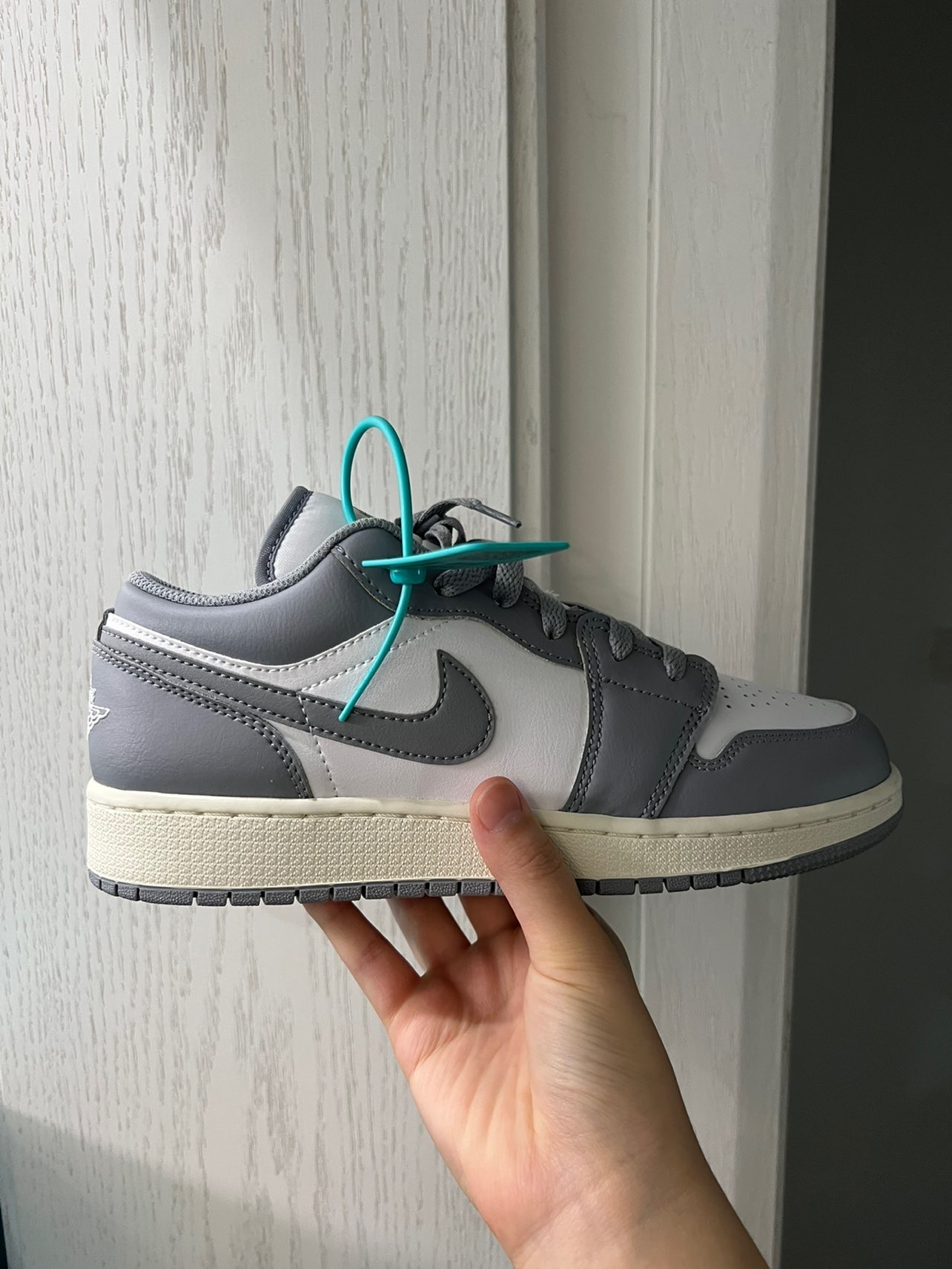 aj1low复古小迪奥灰白色