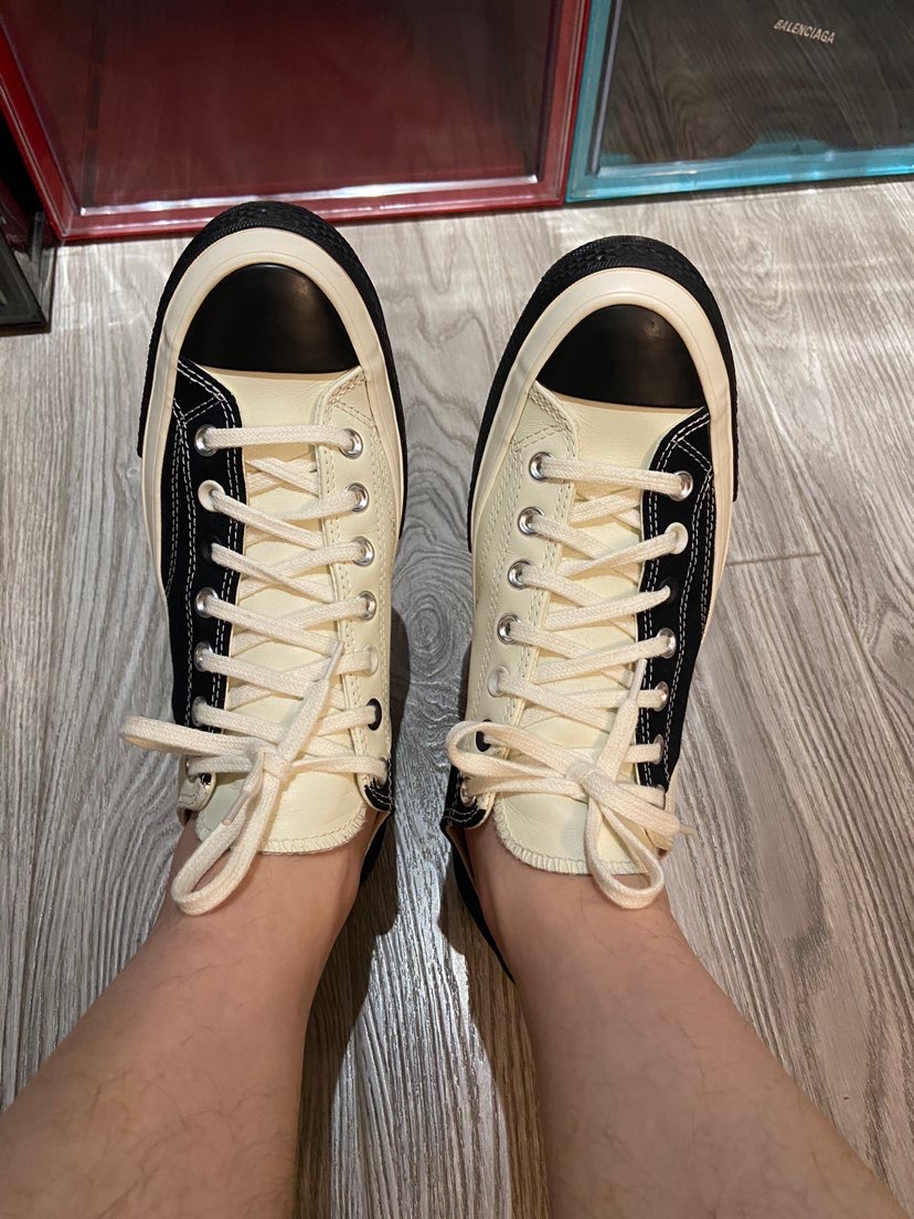 匡威1970s黑白拼接