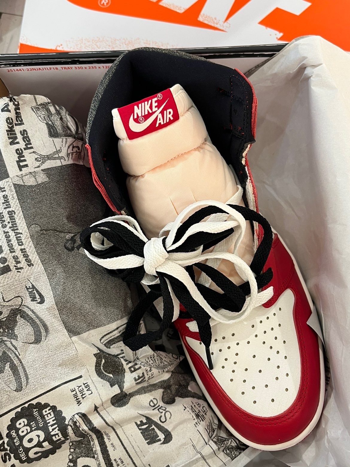 JORDAN 1 Retro High Og Chicago Lost and Found - POIZON
