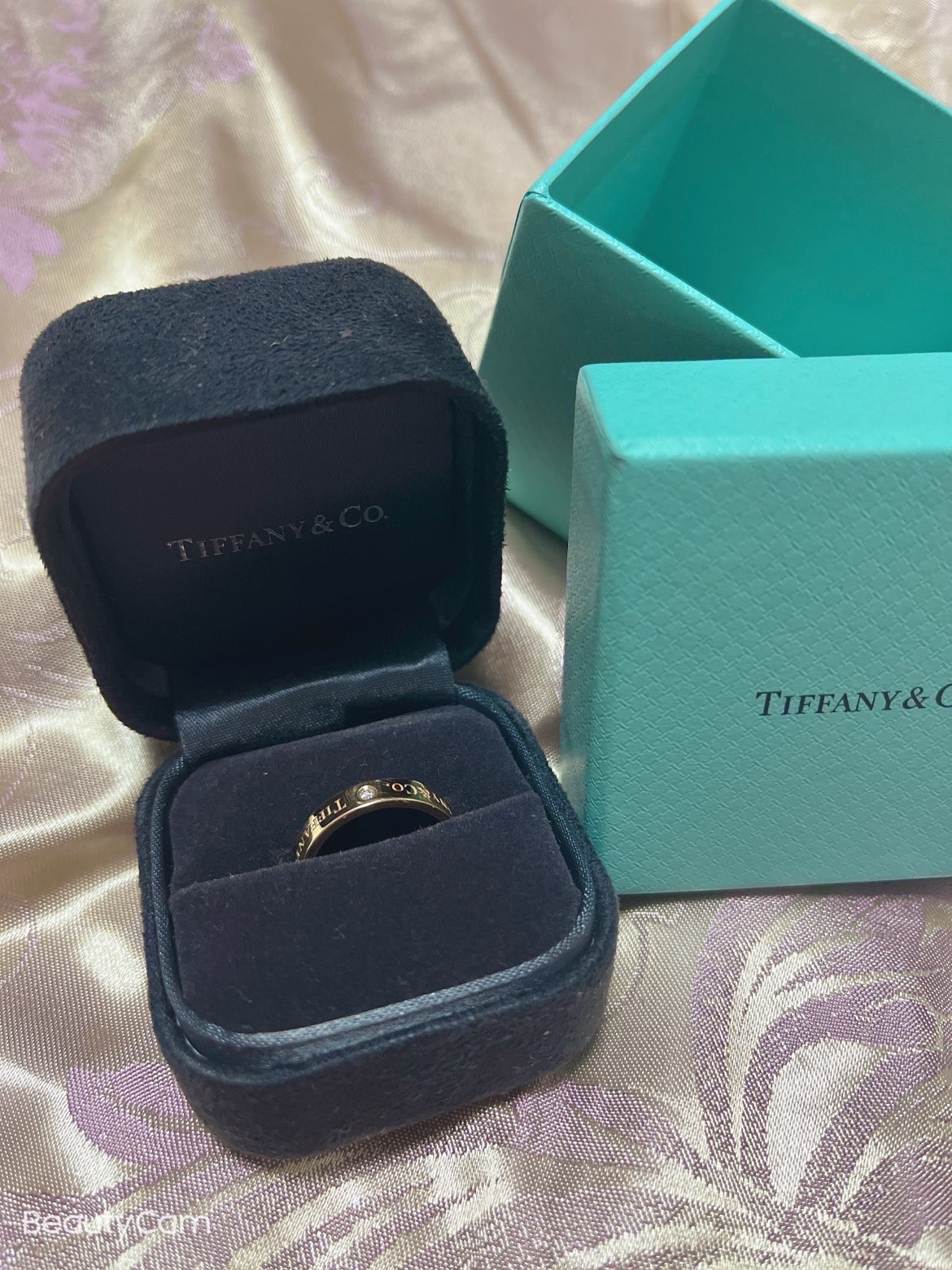 tiffany戒指 三钻 4mm