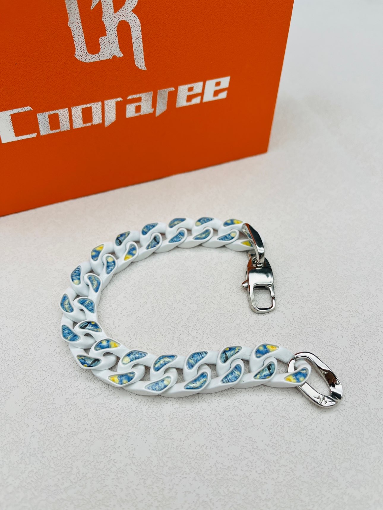 潮酷穿搭⭐cooraree 青春有你撞色系列梵高星空手链