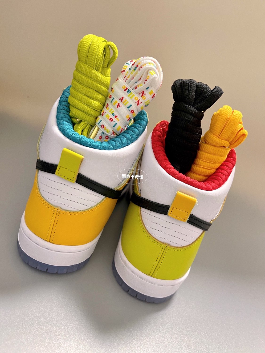 全是细节的dunk sb鸳鸯|光鞋带就配4副05