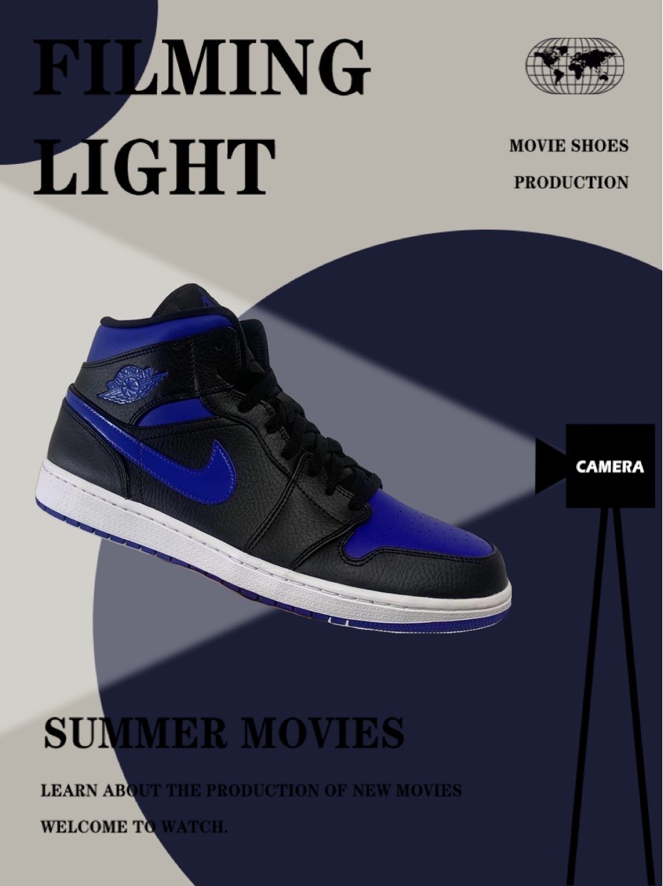 air jordan 1 mid "royal" | aj1 mid 皇家蓝