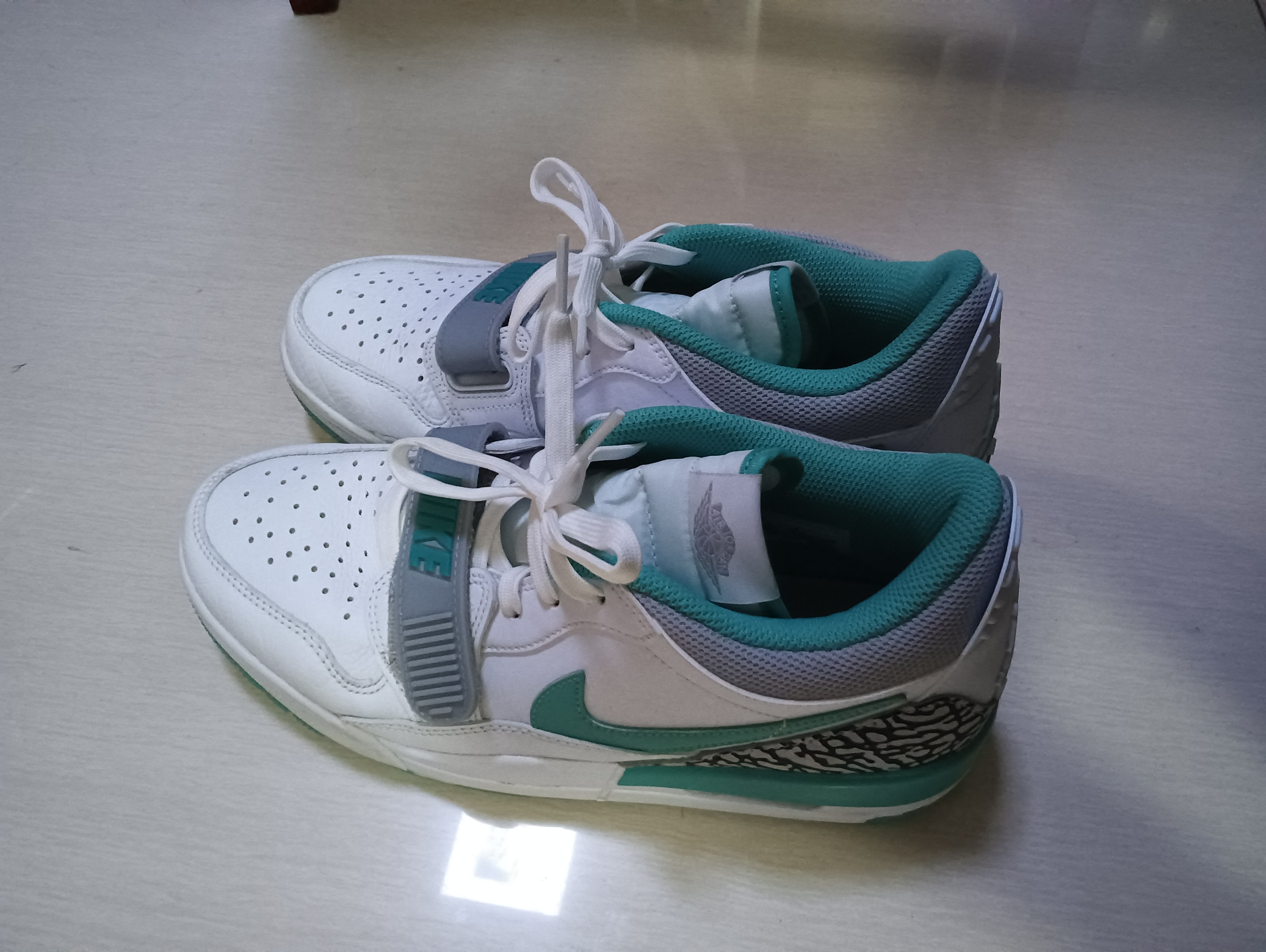 jordan legacy 312 low white turquoise 小蒂芙尼 低帮 复古篮球鞋