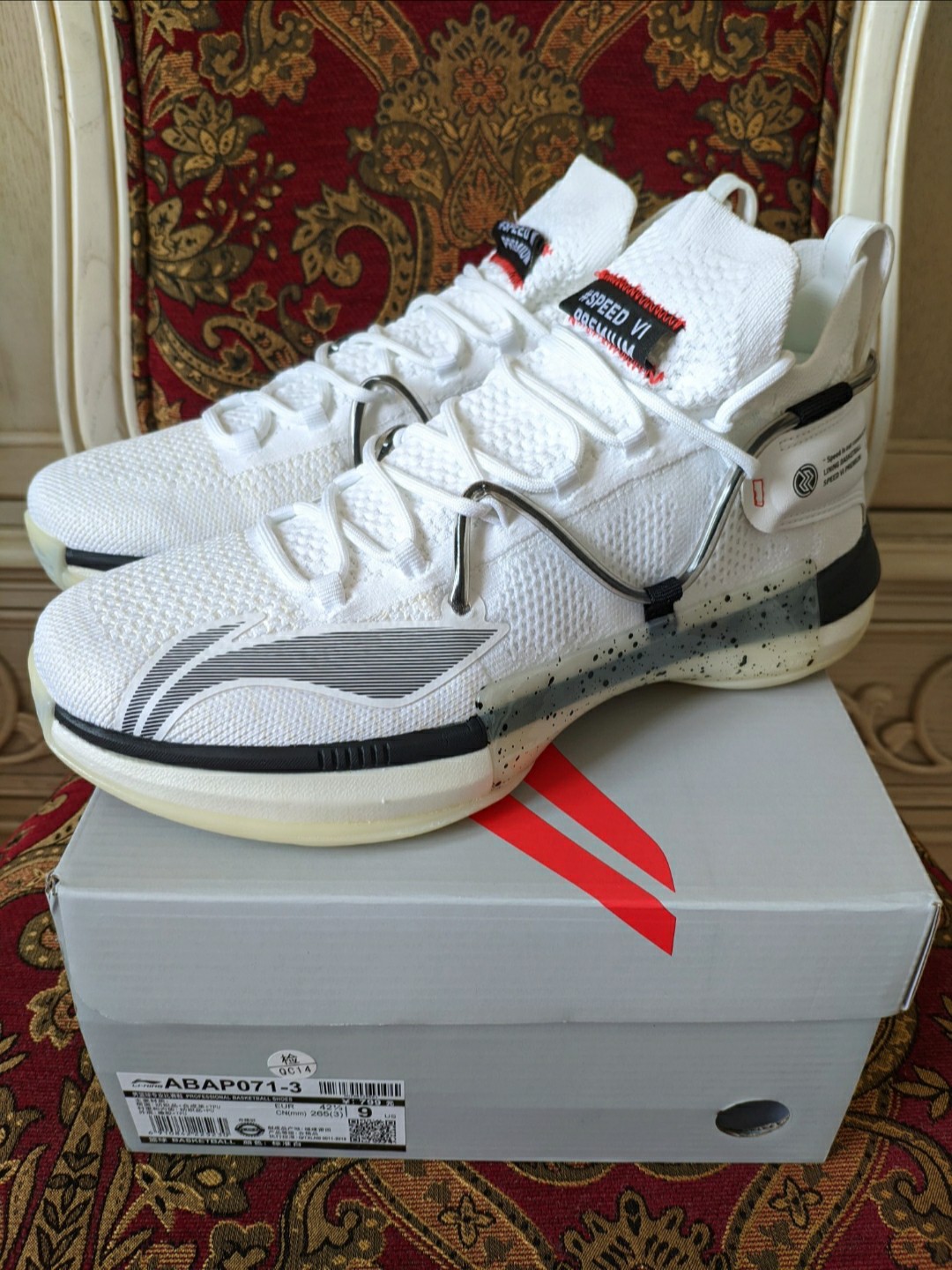 干净纯粹&实战好鞋-李宁 闪击6 黑白奥利奥/开赛夜