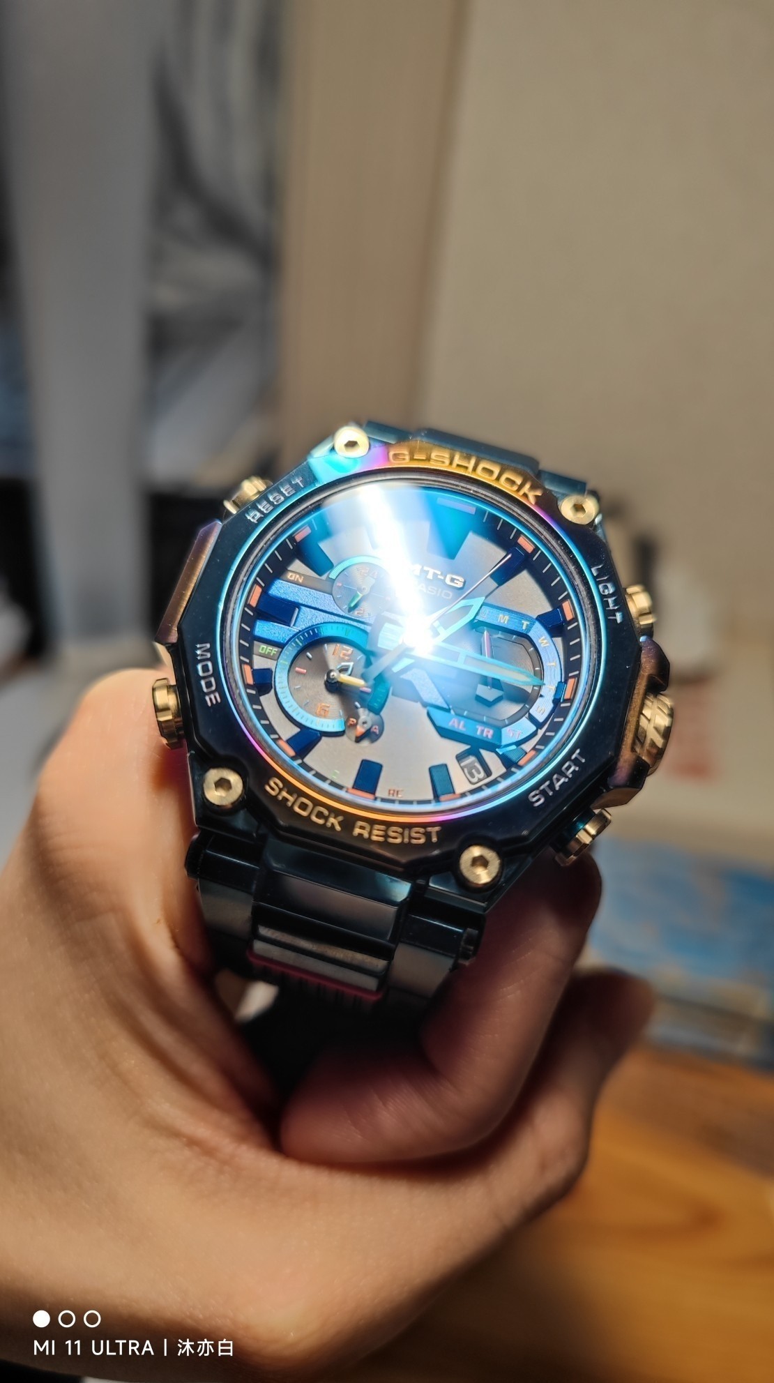 卡西欧mtg-b2000[不死鸟]蓝凤凰