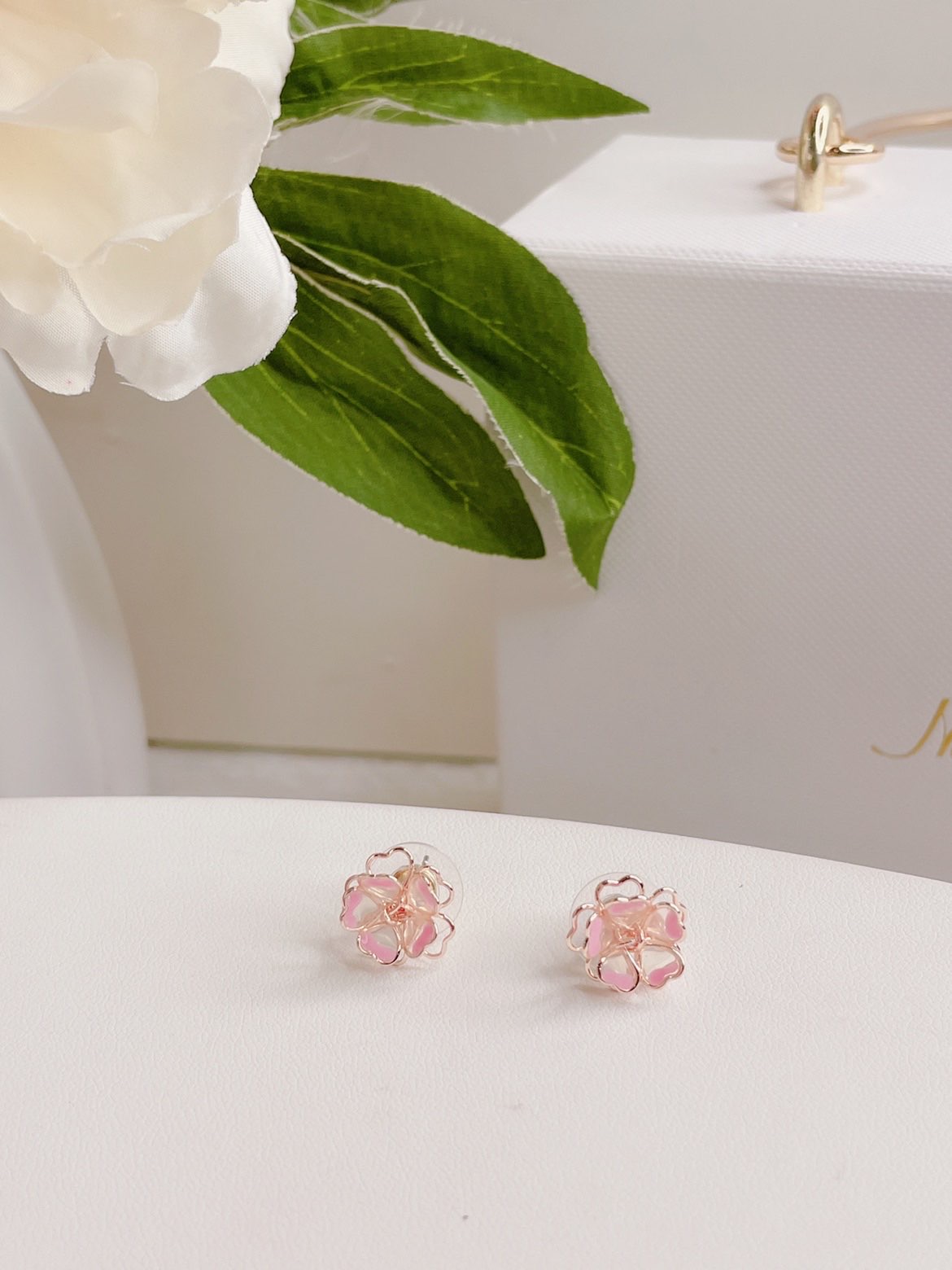 七夕心机配饰💕甜美小樱花耳钉