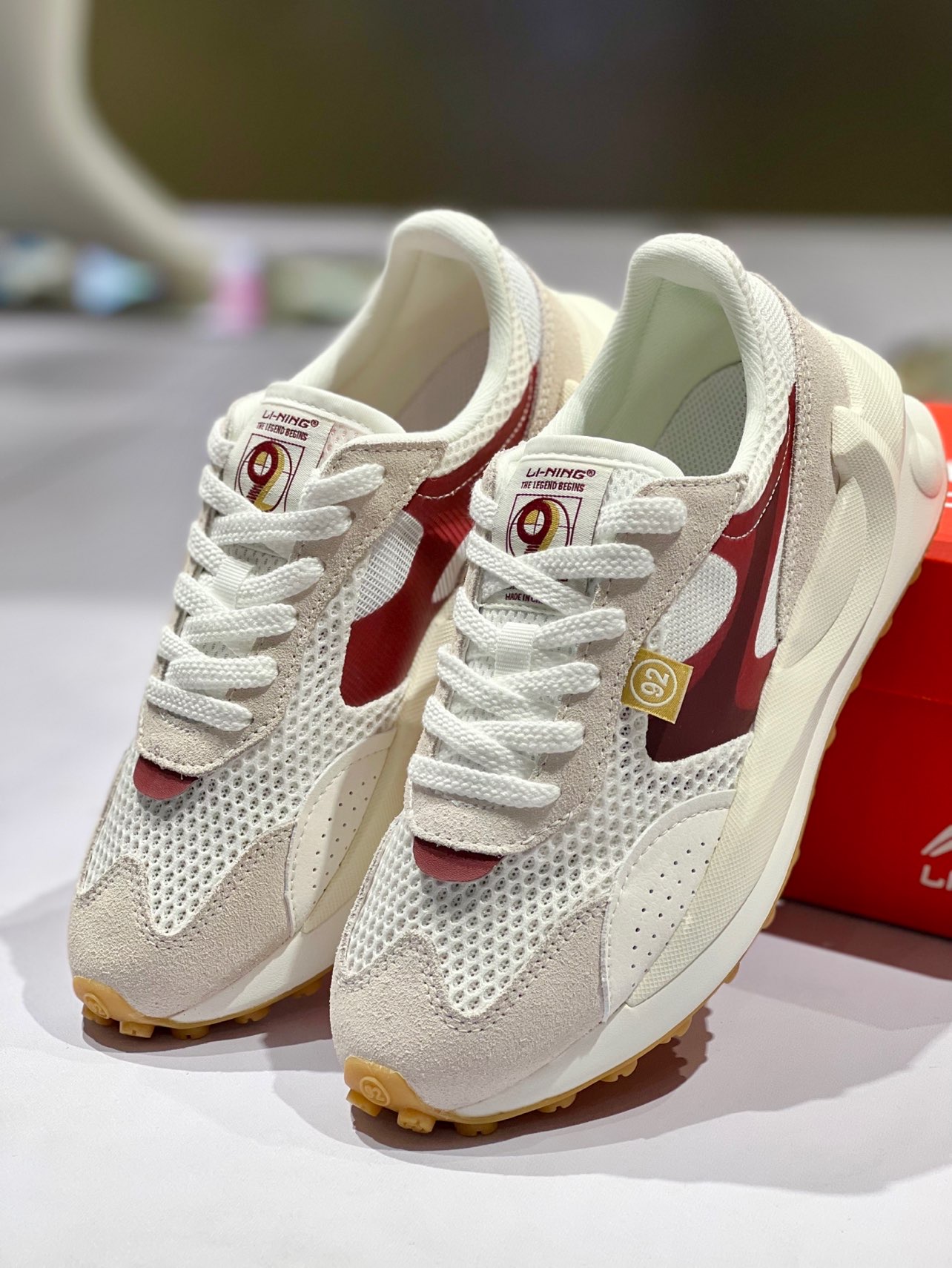 李宁方圆 新酒红 情侣款 👫