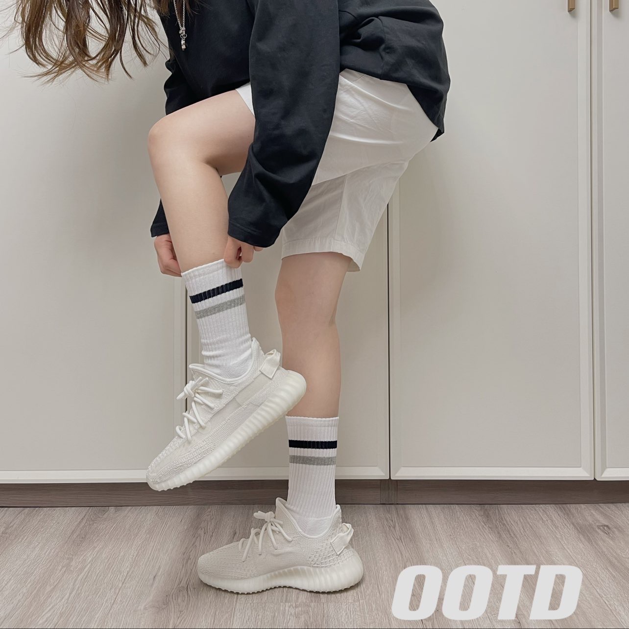 yeezy 350 白冰淇淋2.