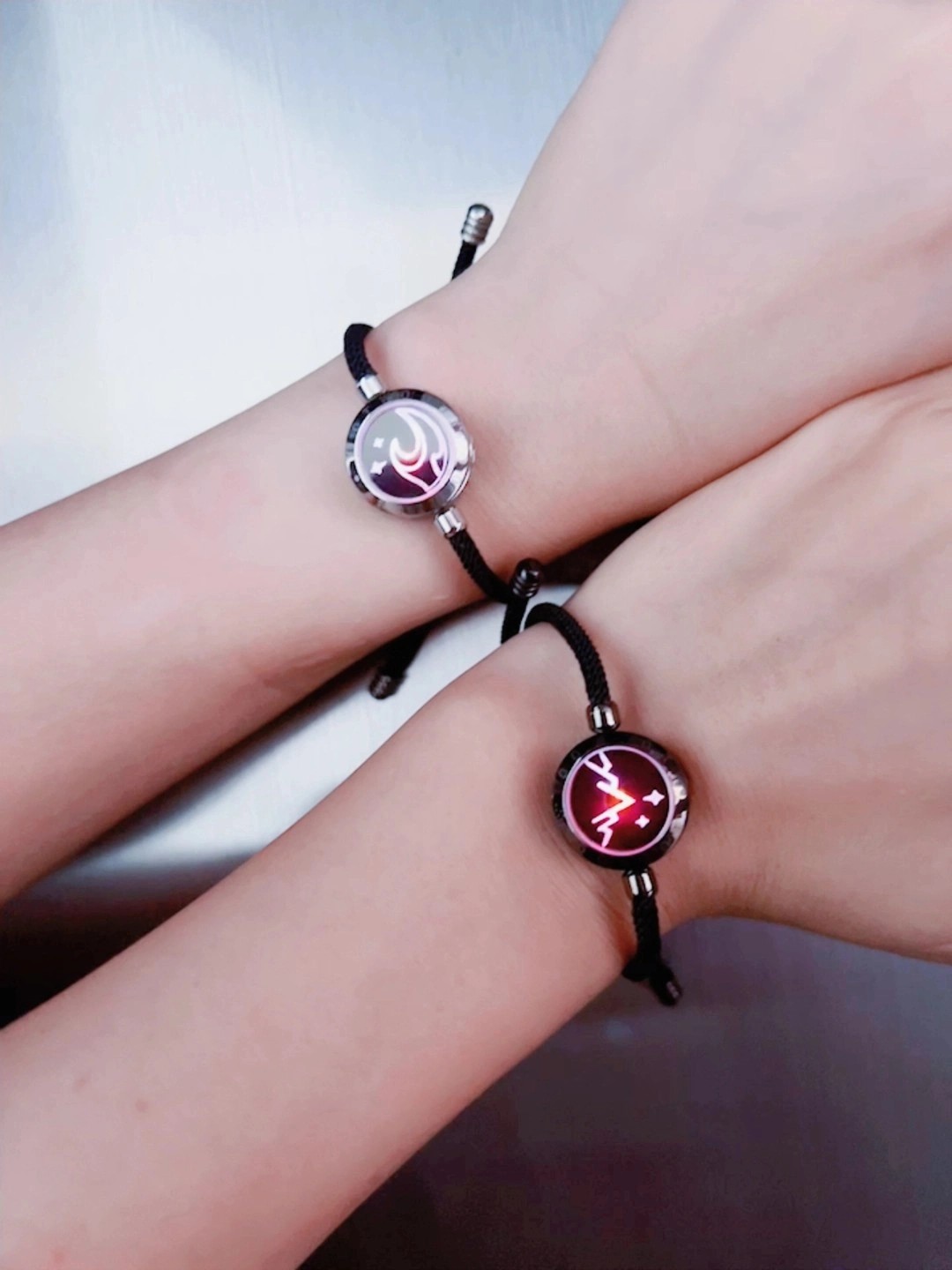 能感应彼此的山盟海誓情侣手链