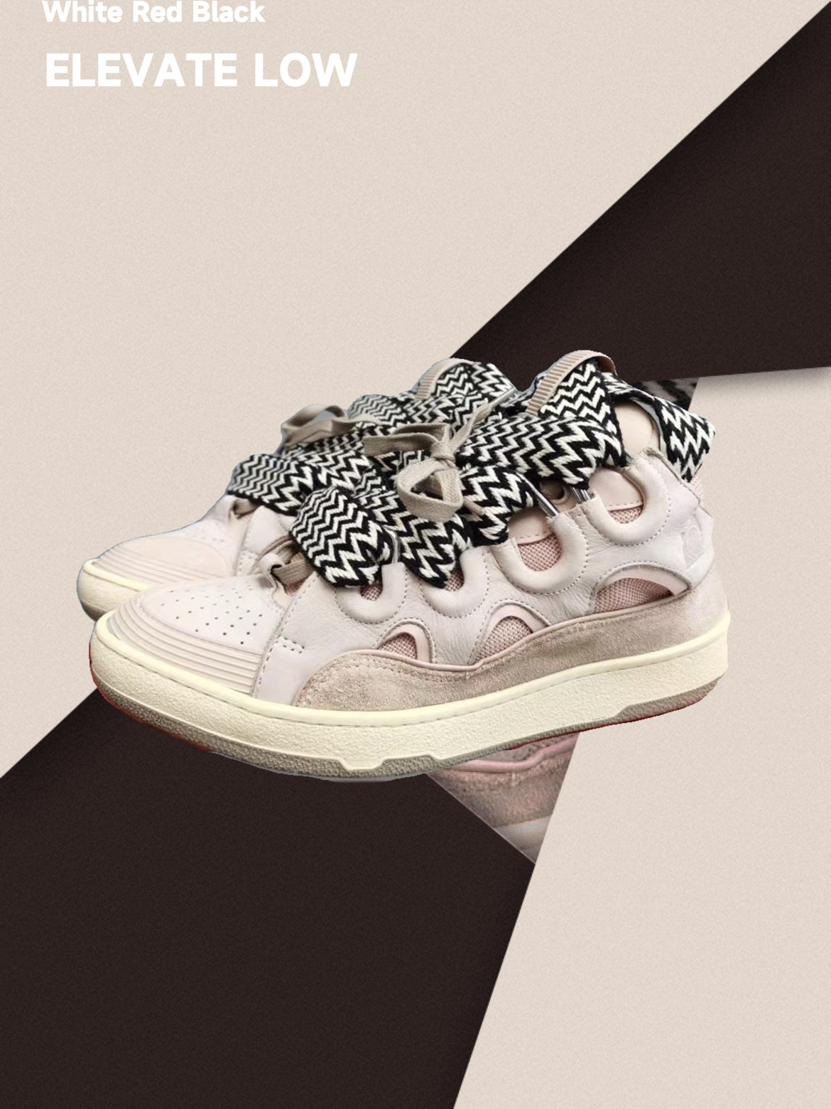 浪凡面包鞋粉色,个性十足,质感不俗