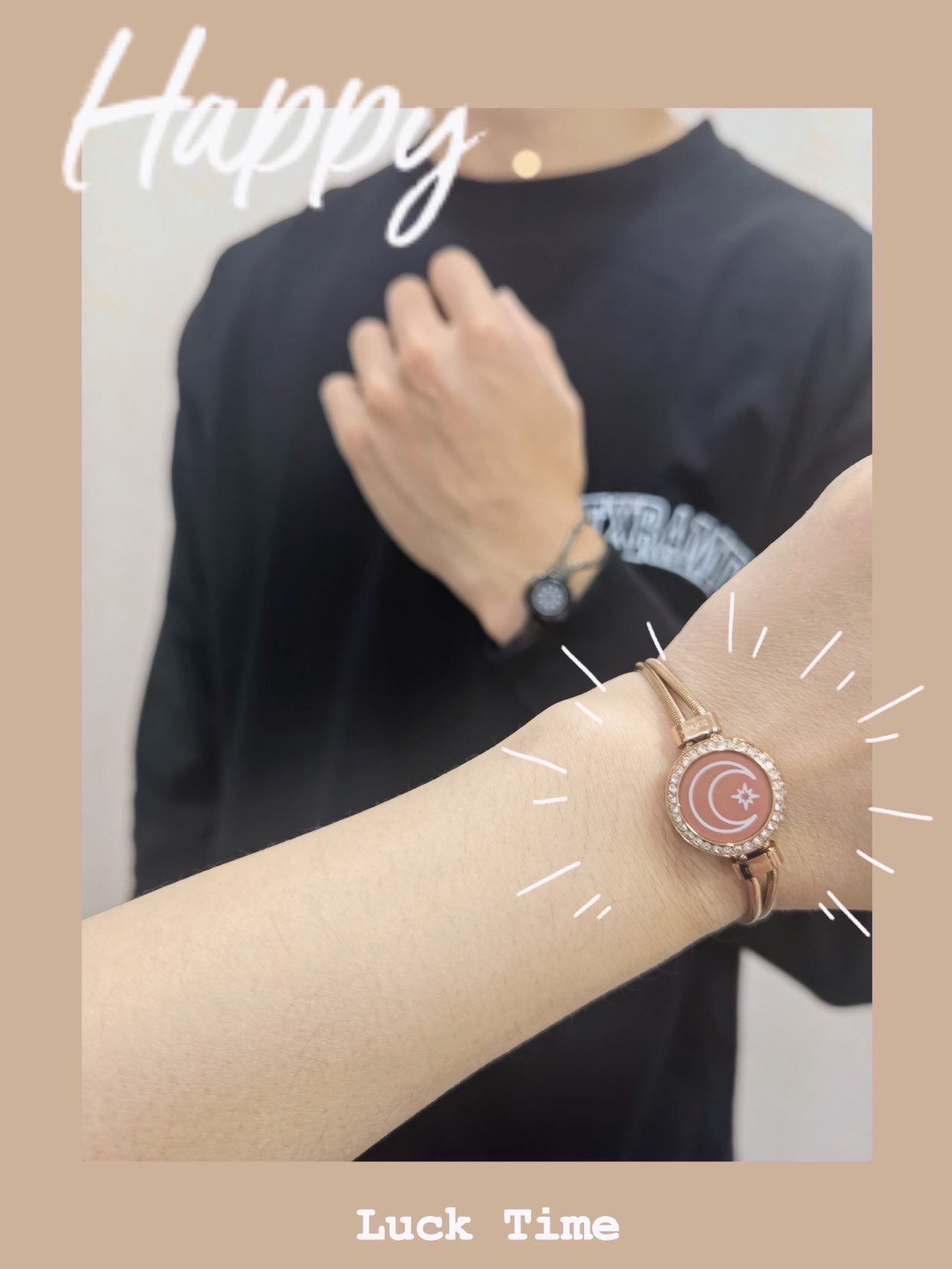 会发光的情侣感应手链见过吗71