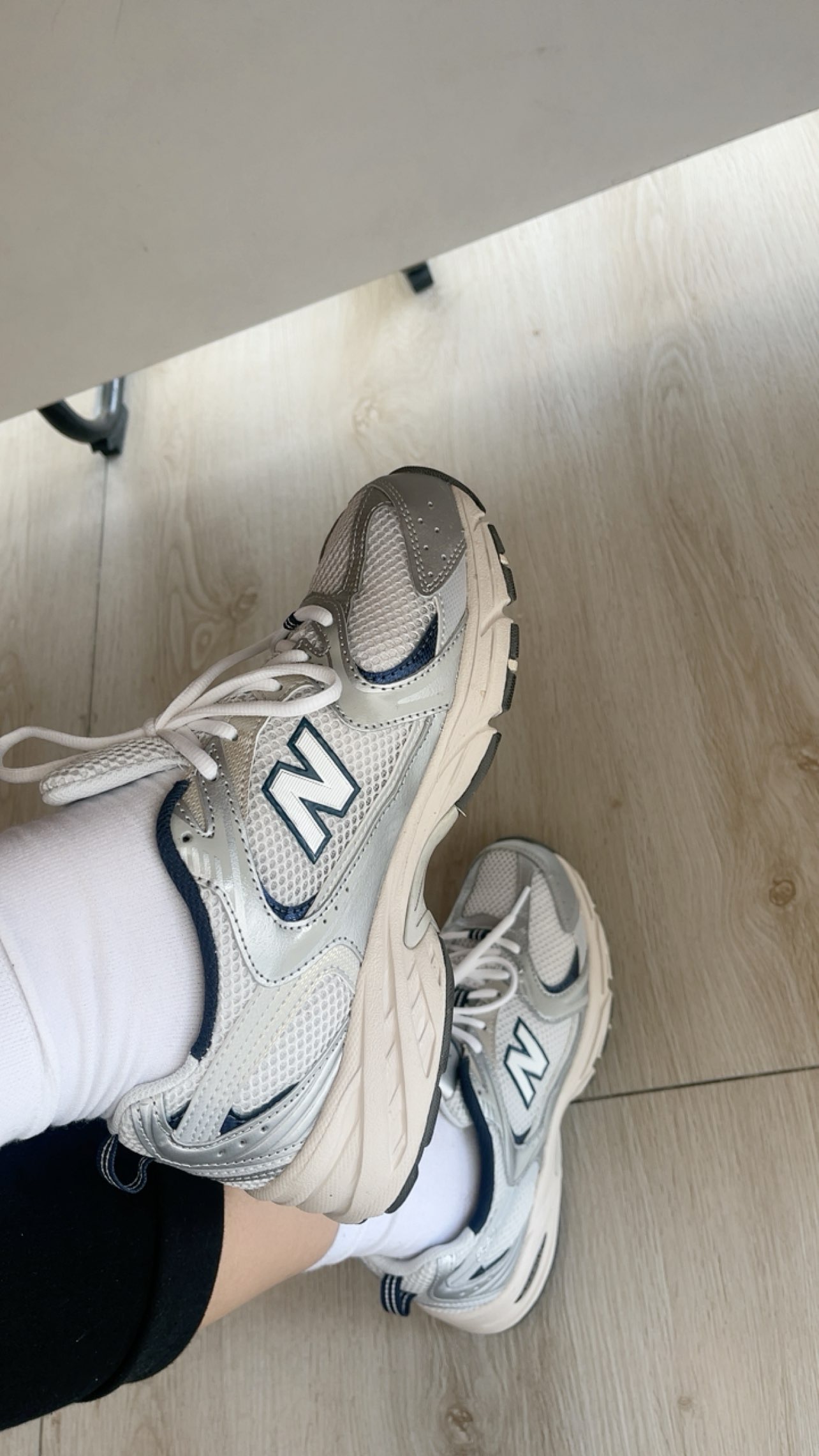 新百伦运动鞋530灰银