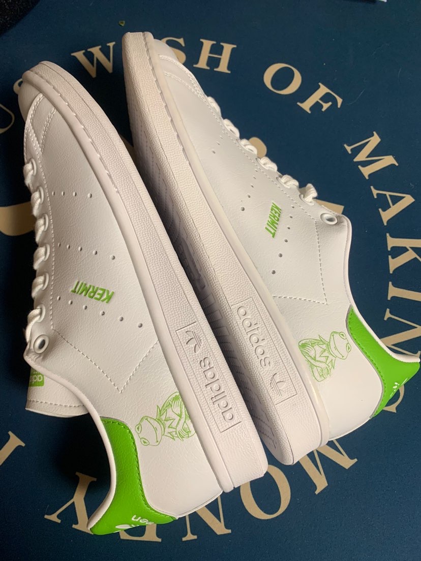 adidas stan smith primegreen"kermit"科米蛙