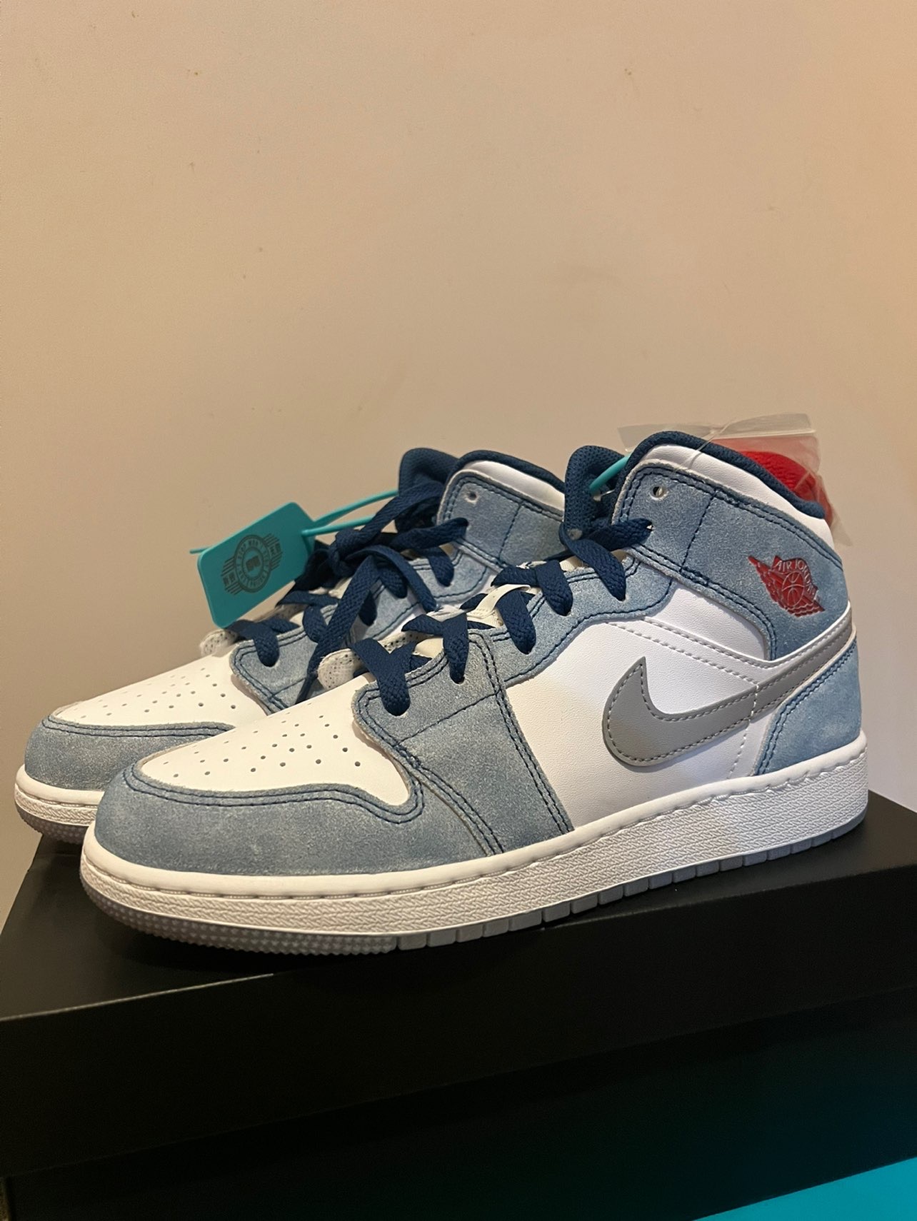 aj1 水洗蓝 白蓝97