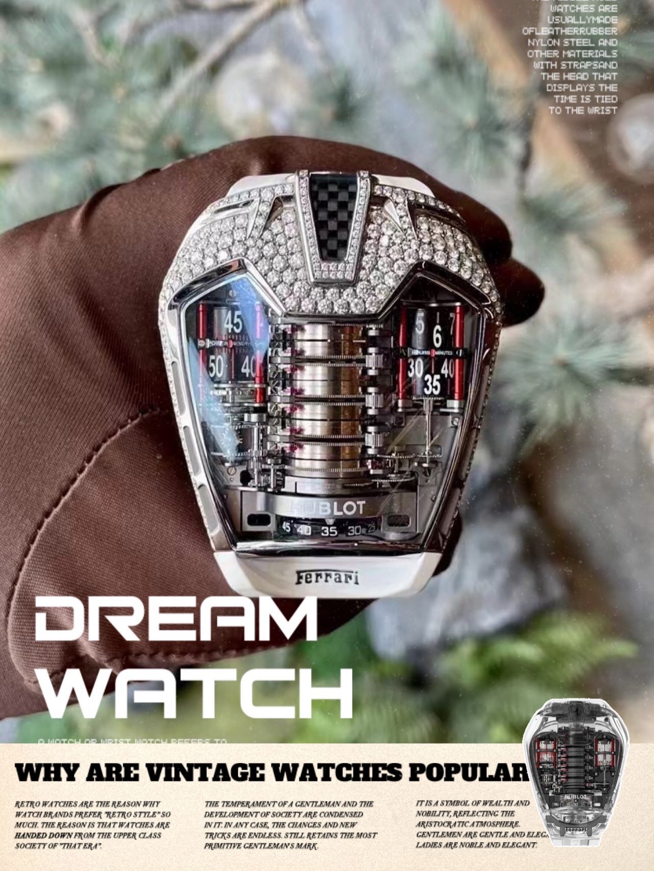 每天一支小手表---宇舶最贵系列hublot mp05 laferrari