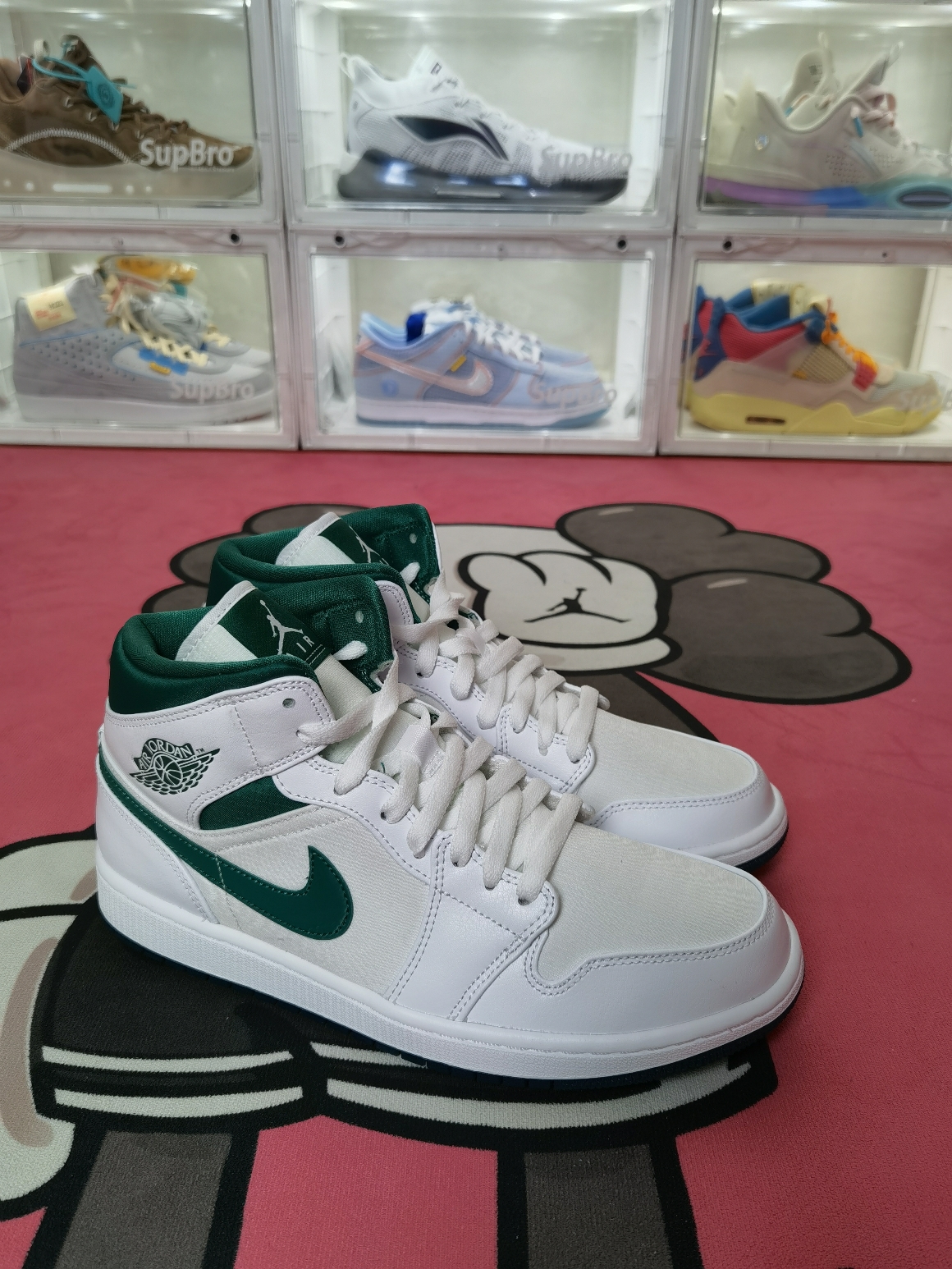 凯尔特人白绿织物aj1