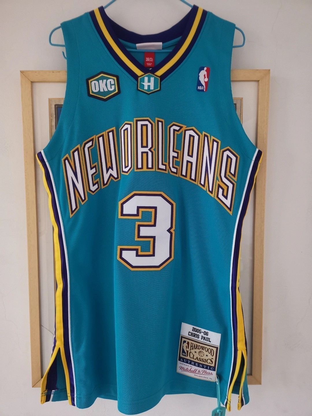 控卫之神黄蜂队保罗新秀球衣