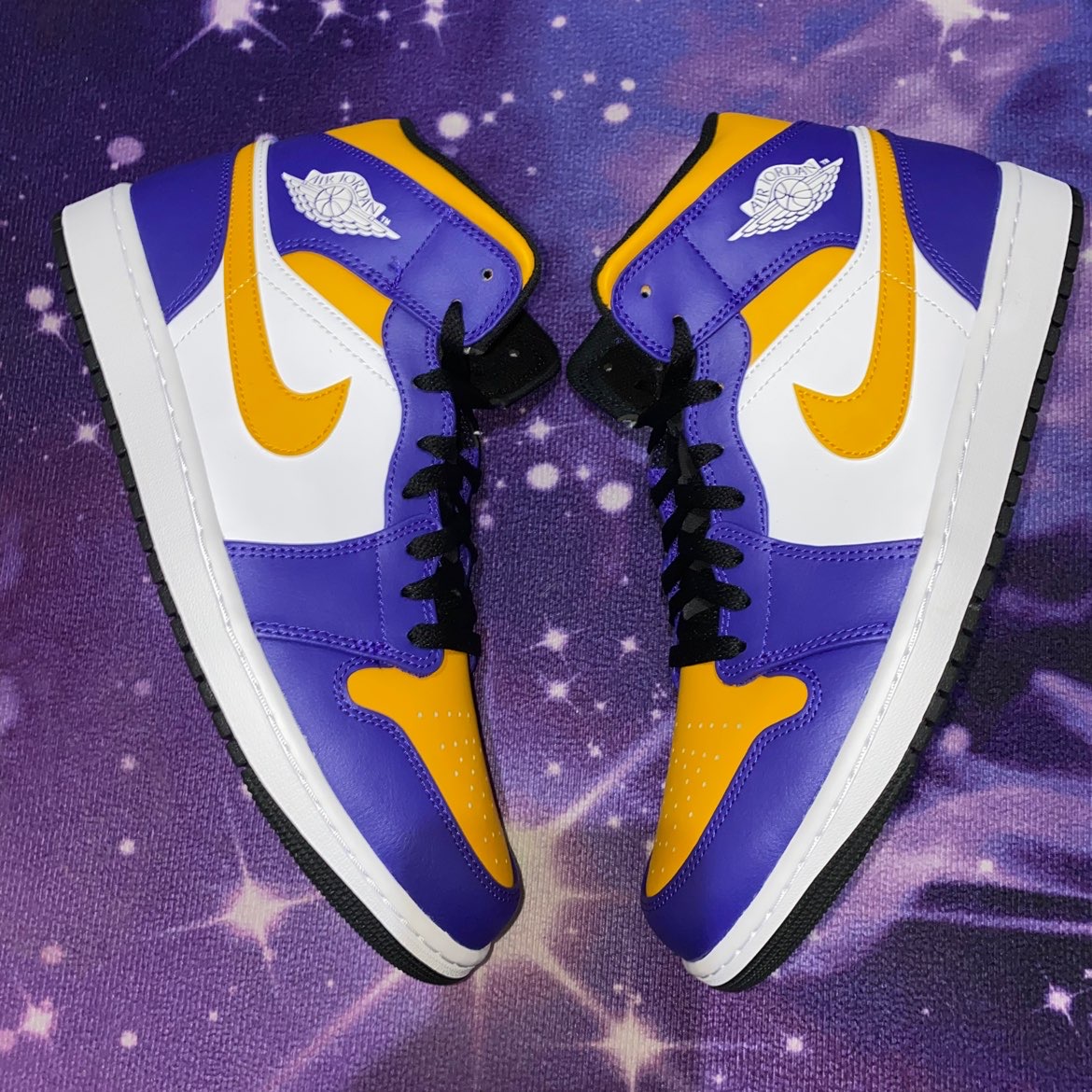air jordan1 紫金湖人配色