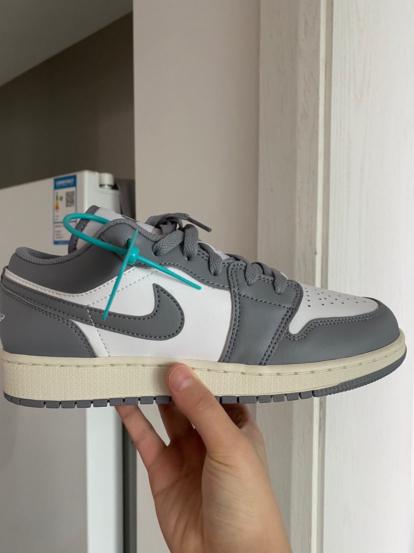 aj1low小迪奥复古百搭灰白色