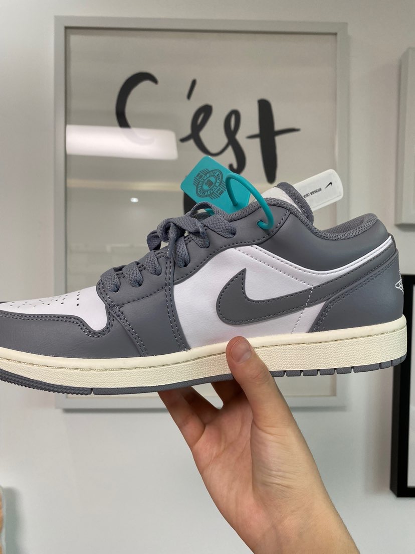 小迪奥aj1low灰白