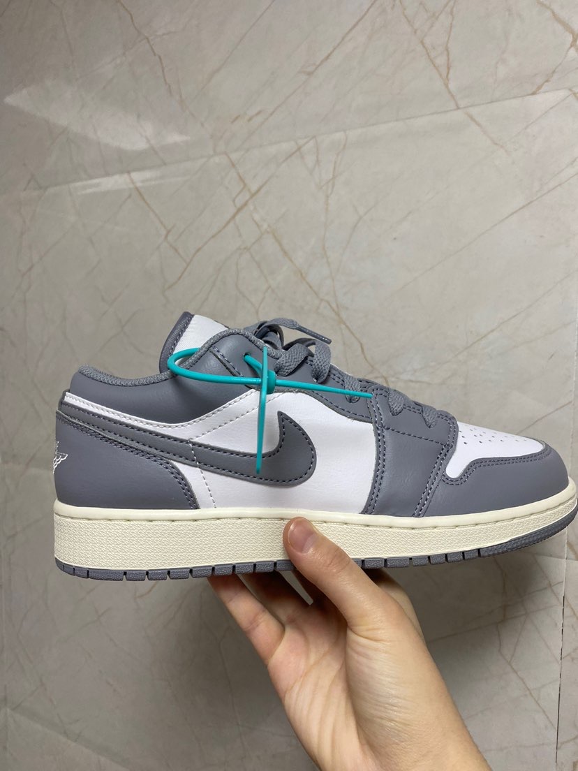 aj1low小迪奥复古灰白配色