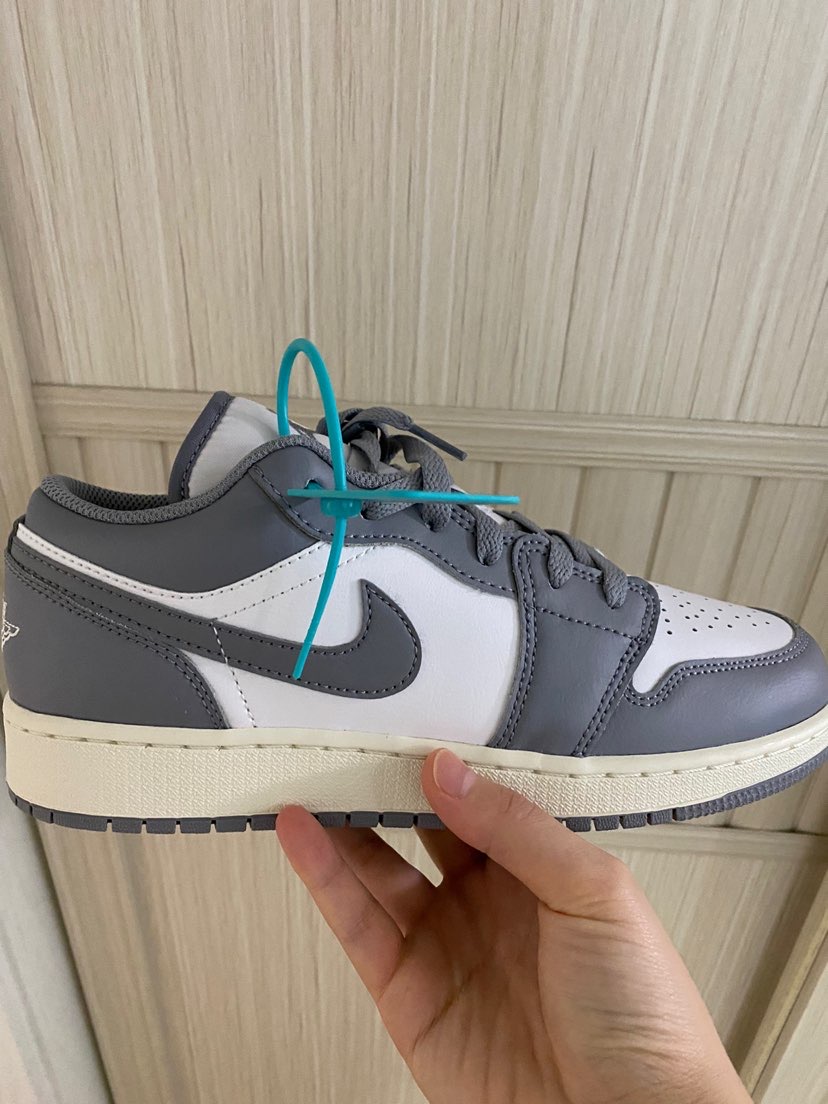 aj1low灰白复古小迪奥氧化做旧底