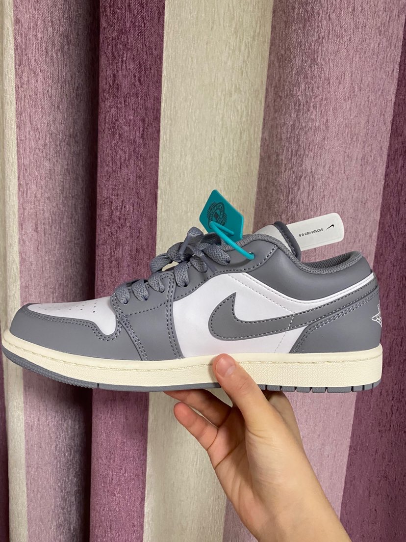 复古小迪奥aj1low灰白