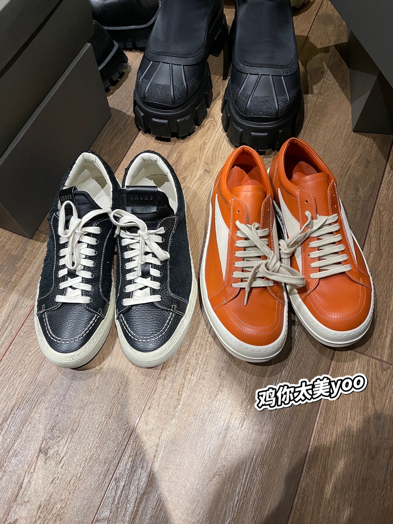 rickowens vans侵权 / rhude v1
rhude可谓是最佳平替鞋 黑色的侵权