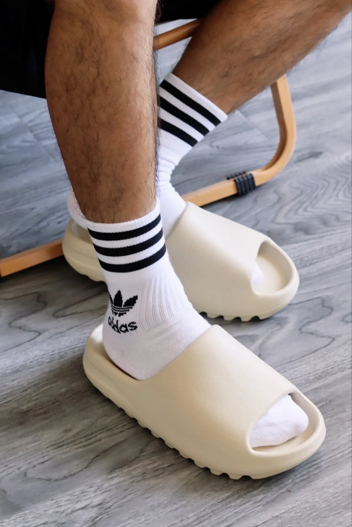 Feet Yeezy Slide Ons On Feet Do Yeezy Slides Run Big Slides On Do