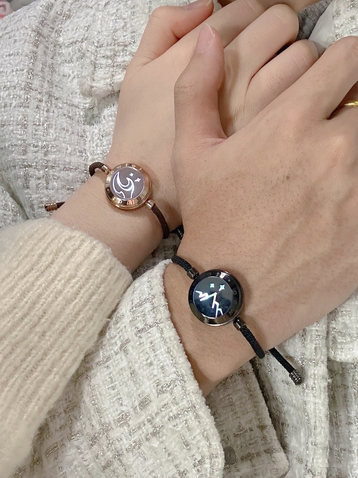 圣诞节🎄大家都在戴的情侣感应手链🔥