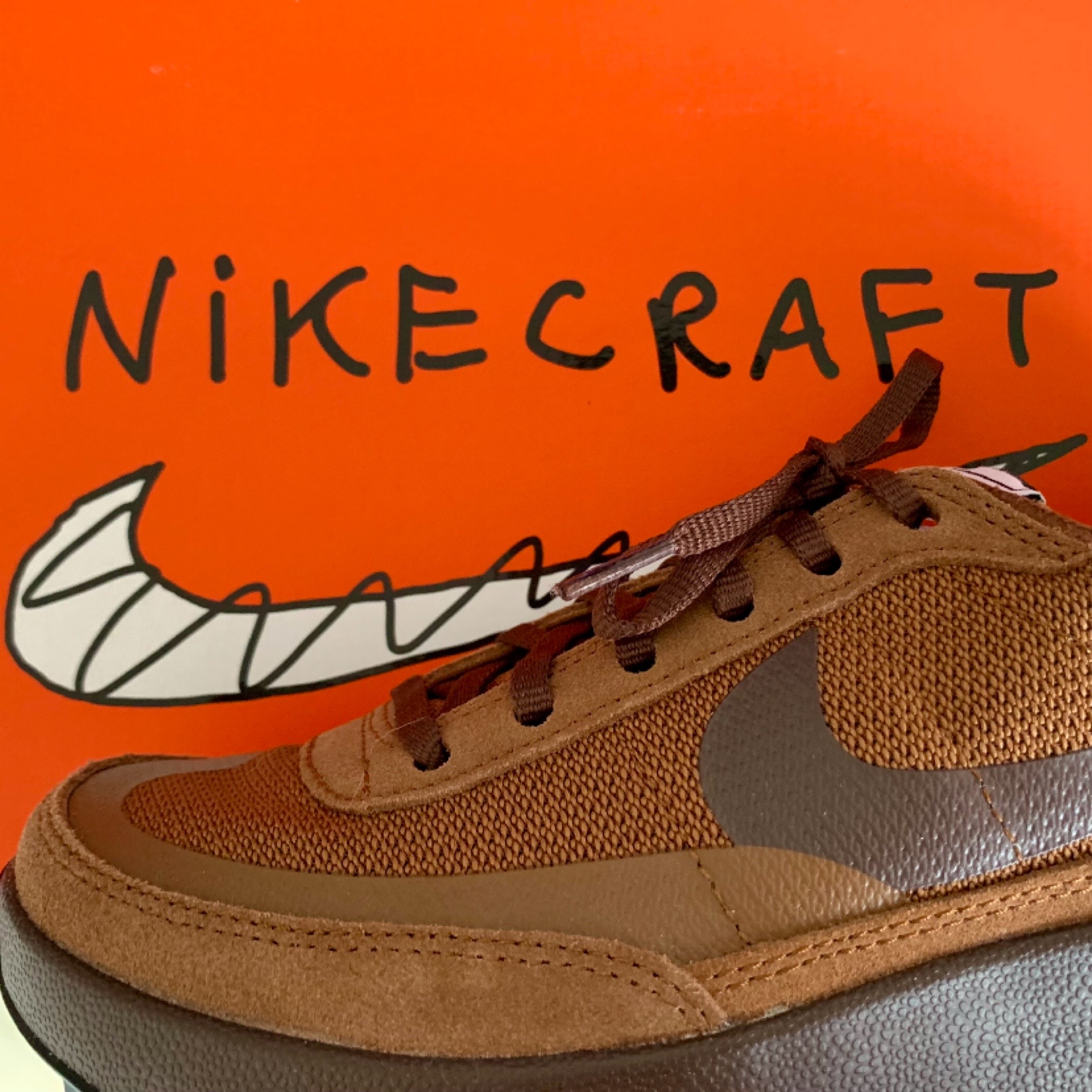 nike craft火星鞋 咖啡色
