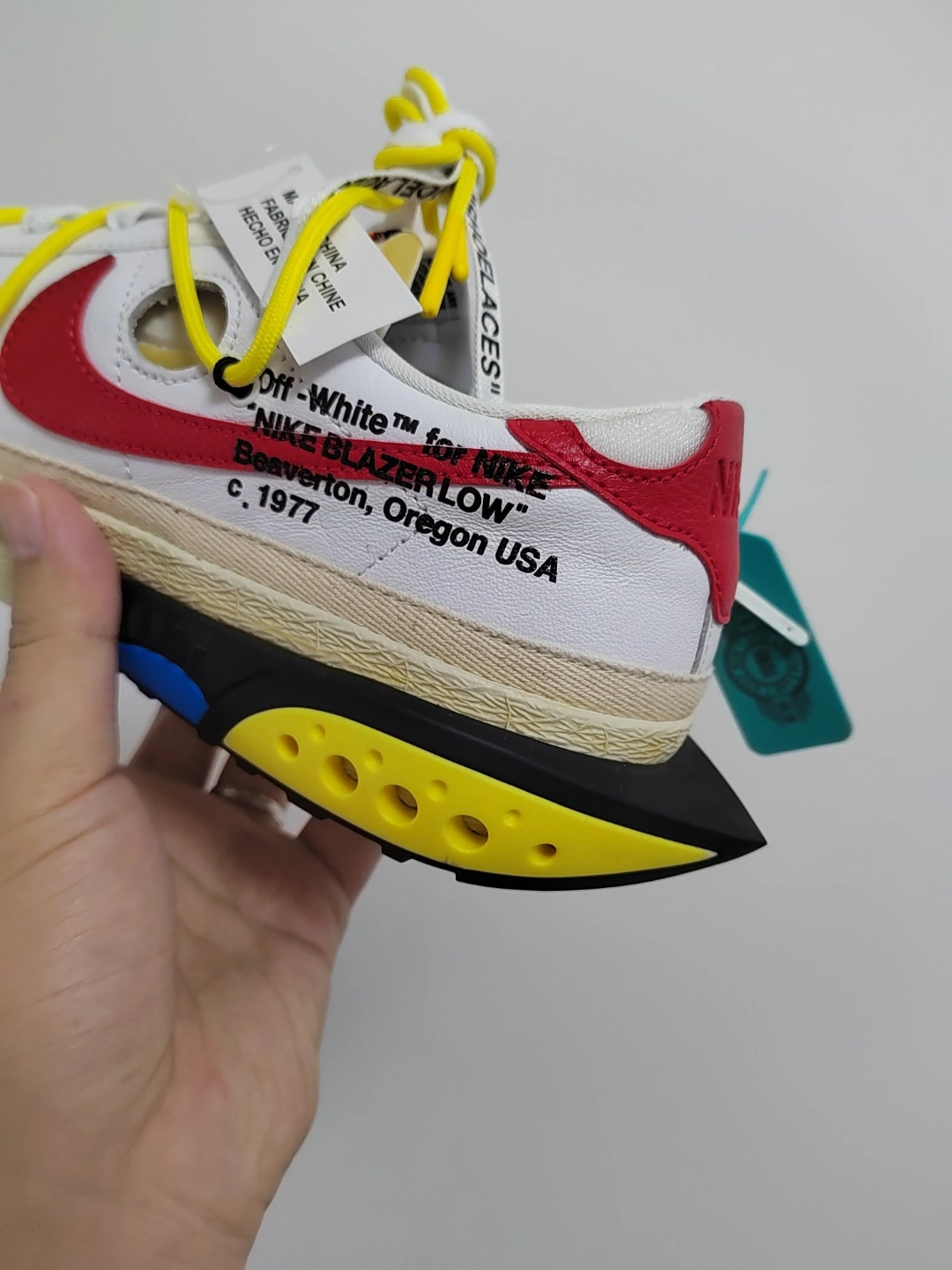 custom review-Nike Blazer Low '77 'Белый и Университетский красный' Низкие Скейтборд Кроссовки Топ Унисекс Белый и Красный