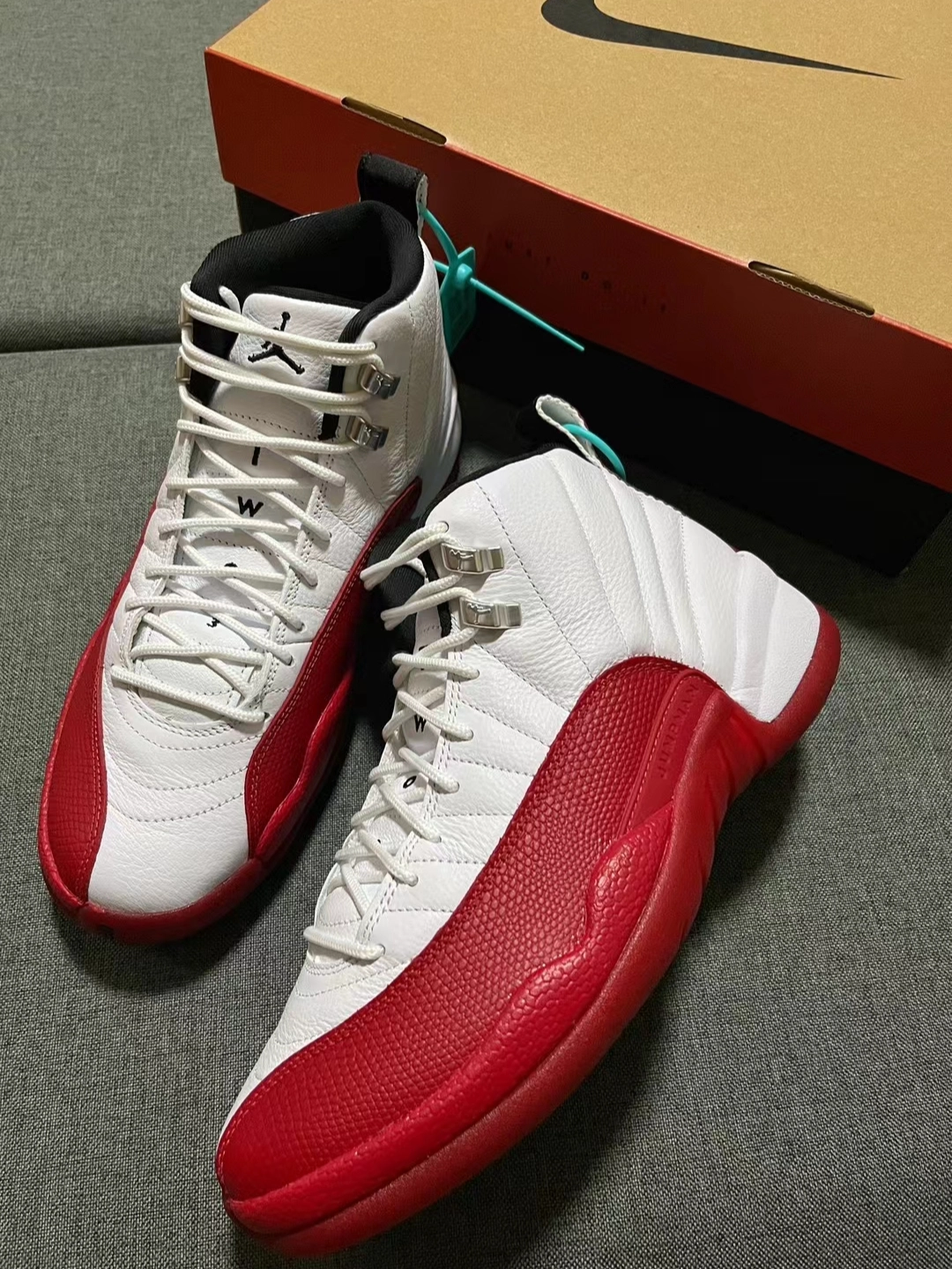 custom review-Air Jordan 12 Retro 'Cherry' 2023