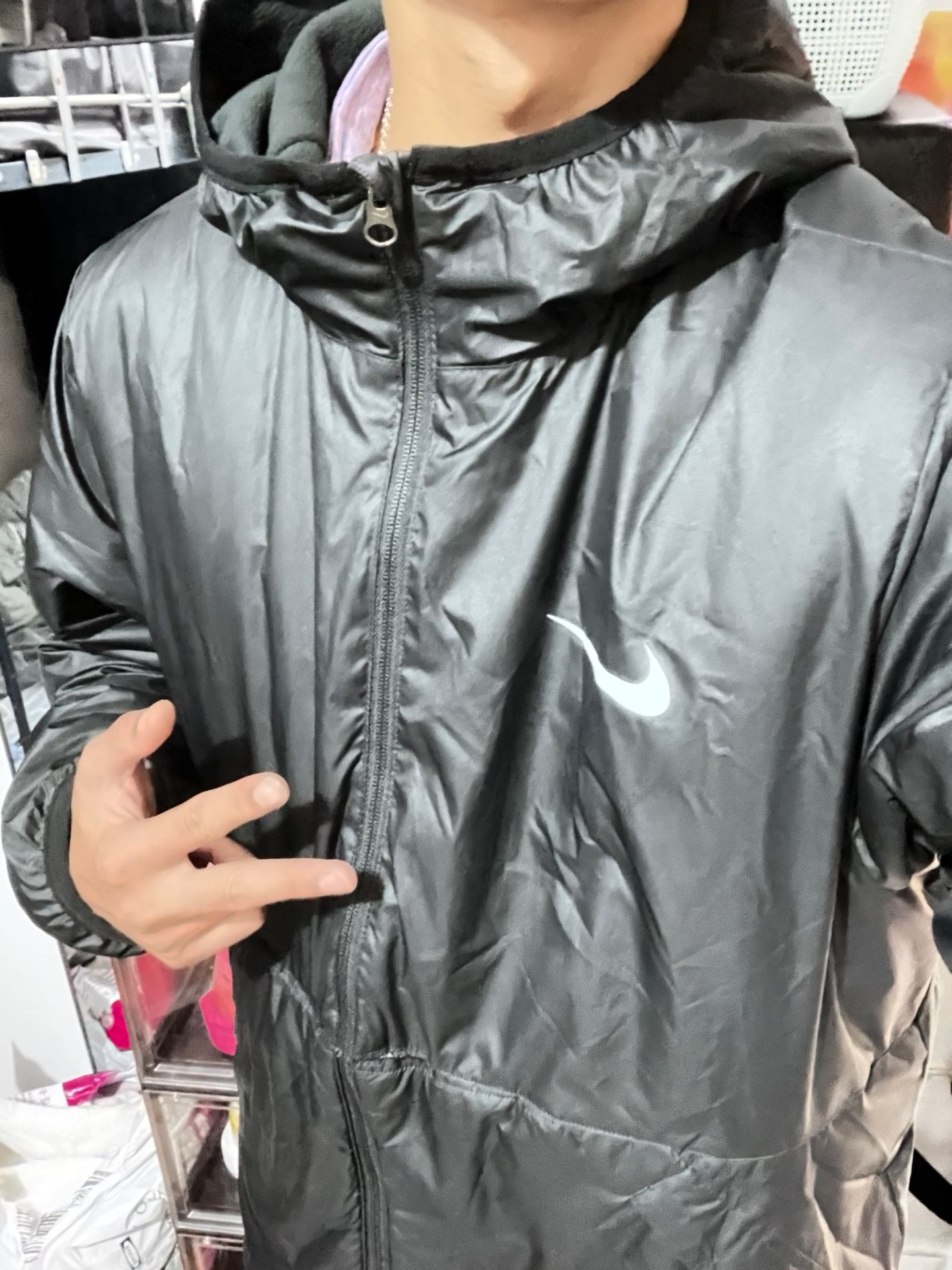 custom review-Nike Parka Coats Men's Black