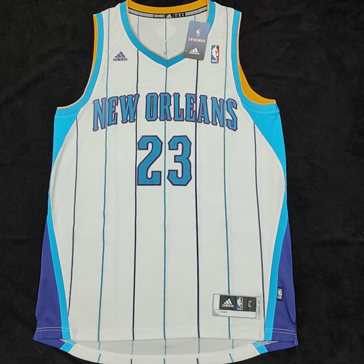 adidas戴维斯球衣黄蜂队经典主场白配色