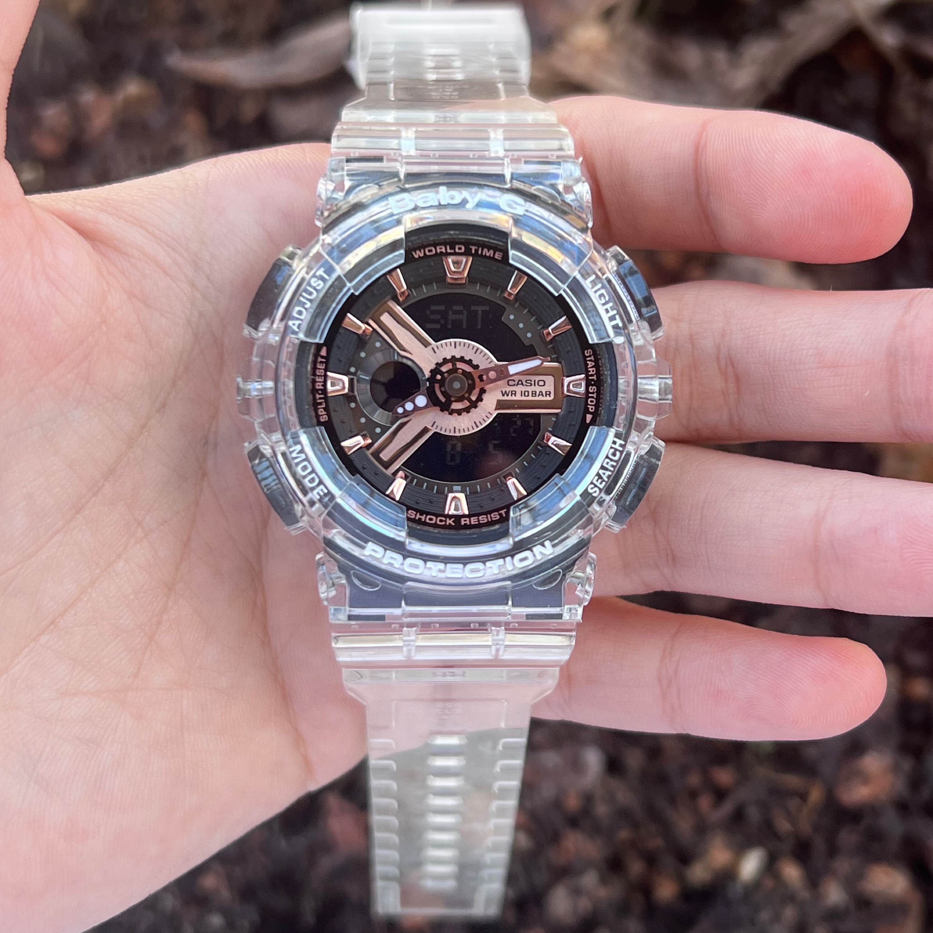 g 酷感潮流时尚运动手表 防震防水 女款 ba-110rg