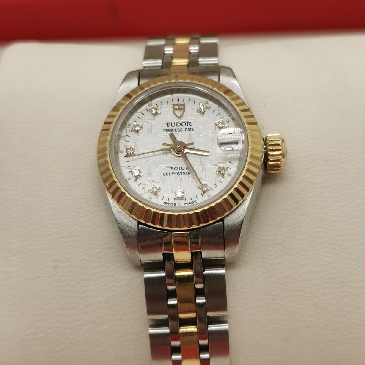 帝舵公主18k黄金自动机械女表