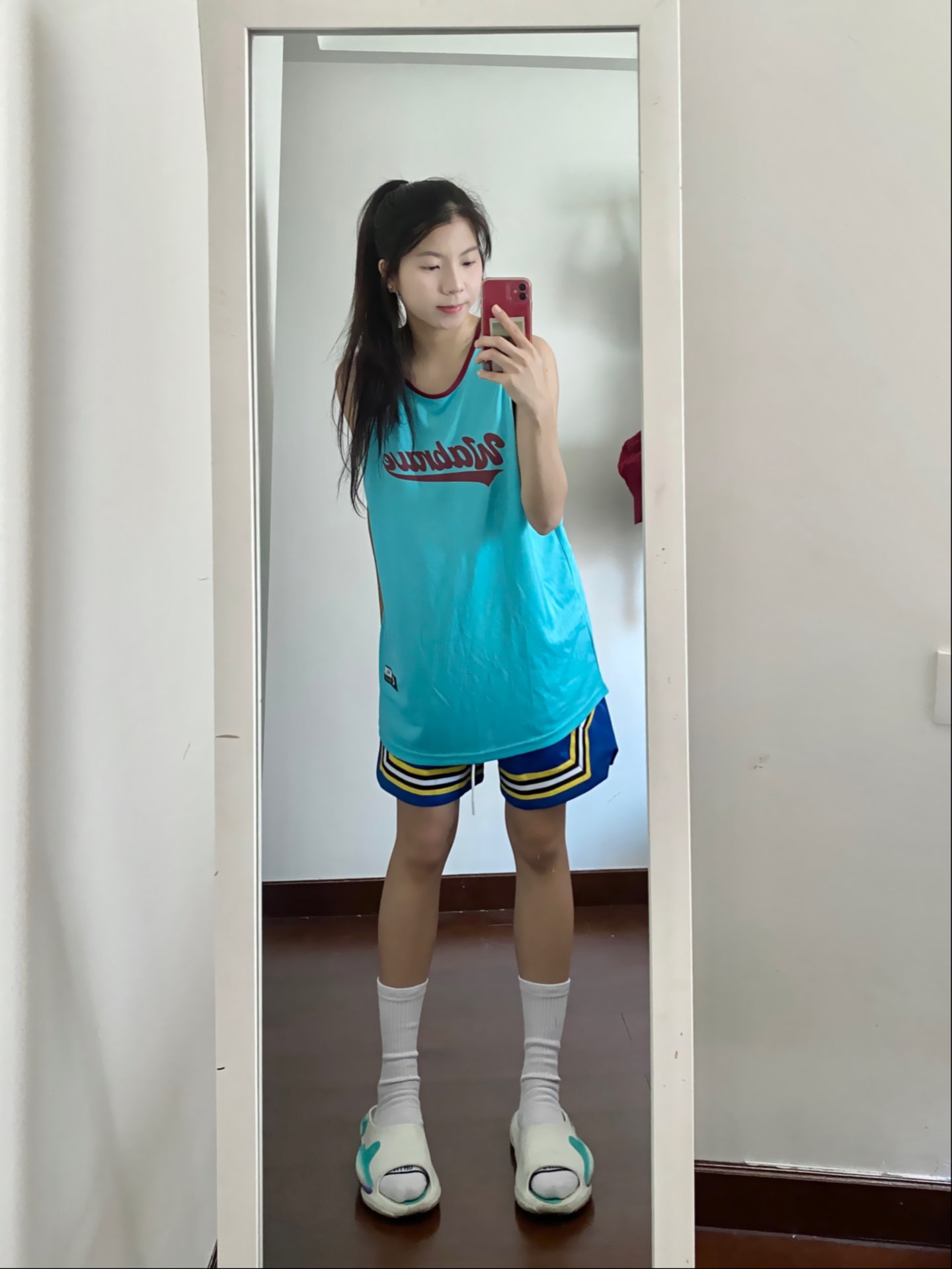 ootd篮球女孩日常穿搭