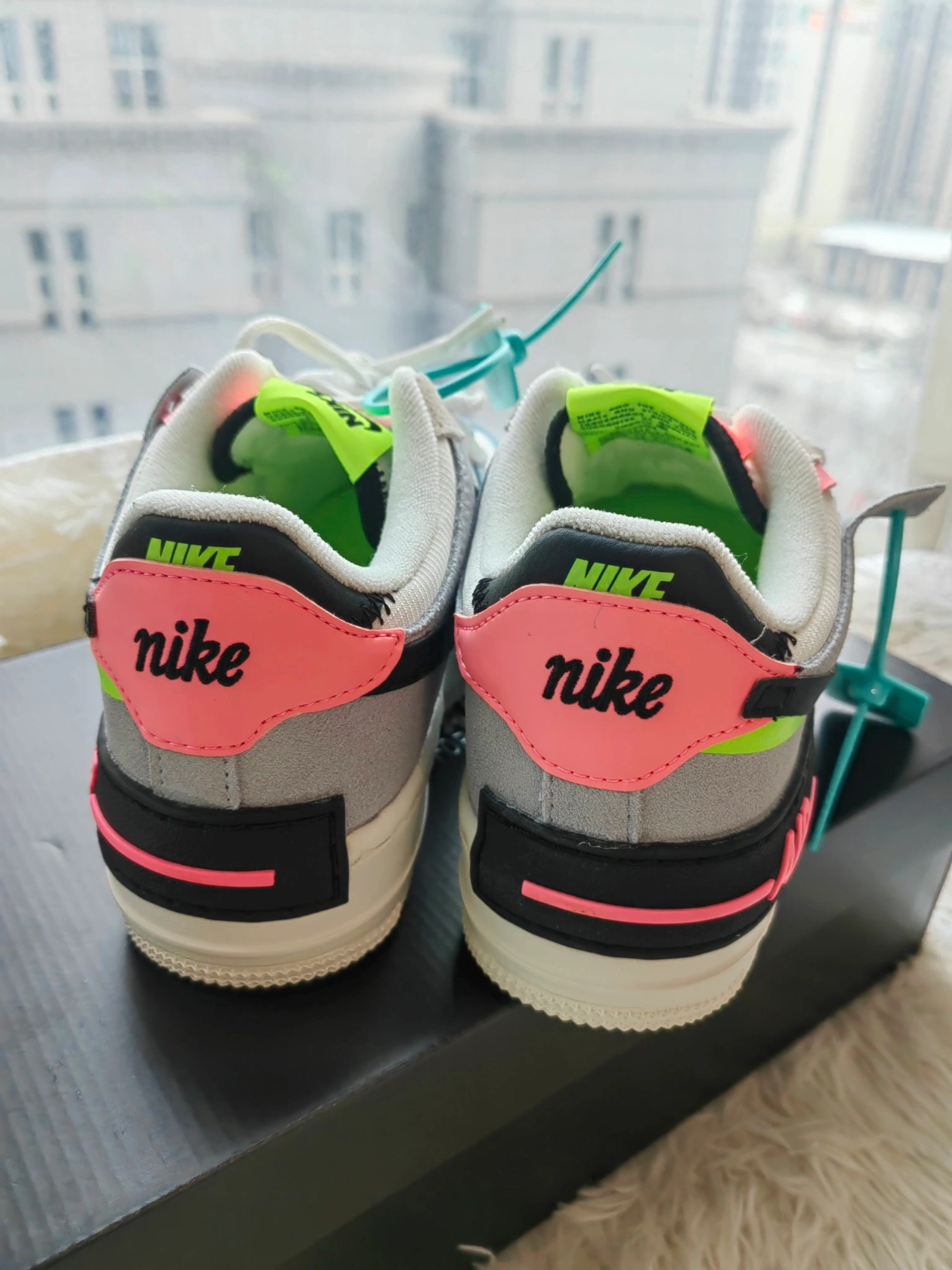 nike af1 shadow马卡龙配色板鞋