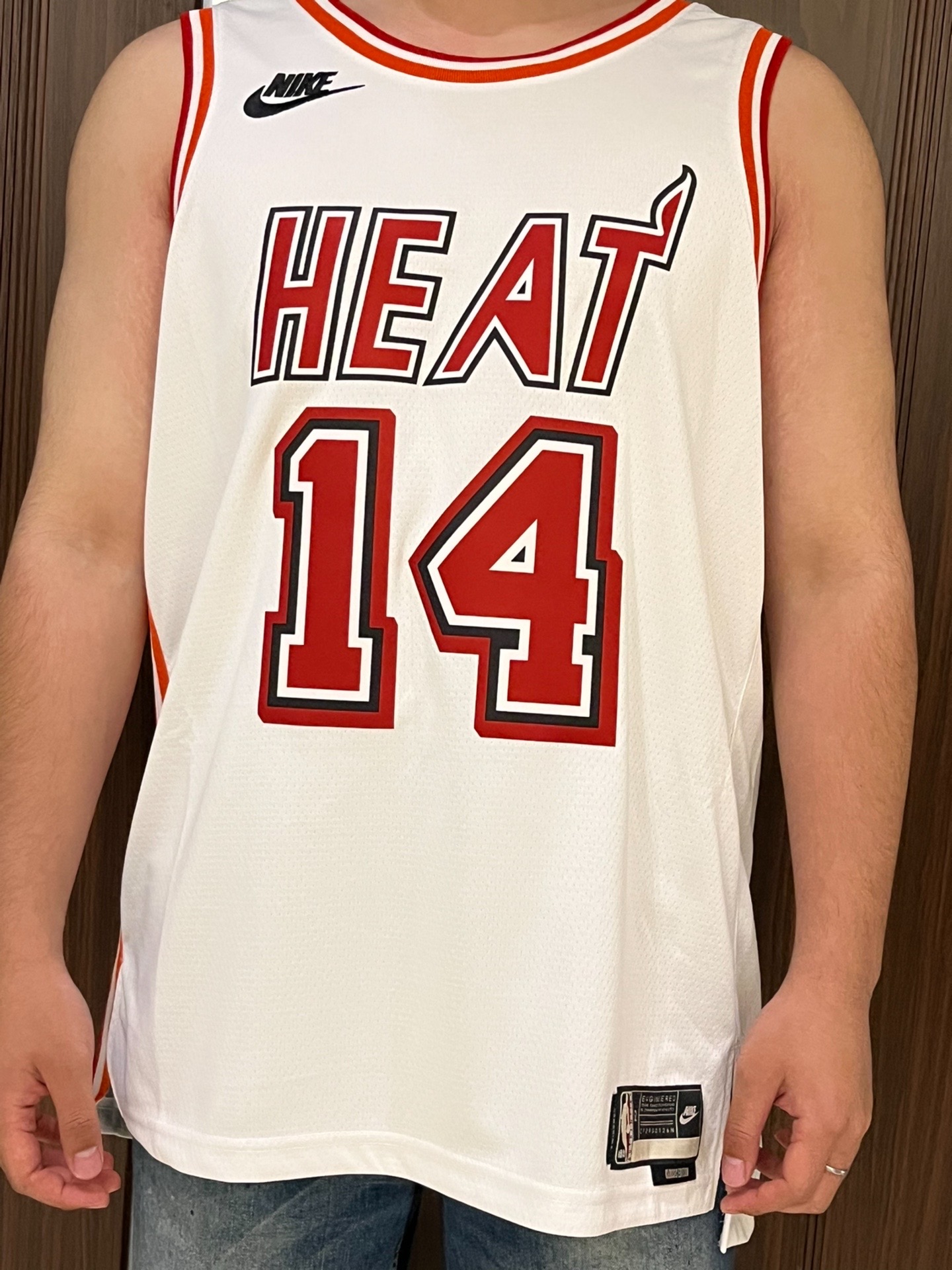 超酷百搭型男风热火队球衣